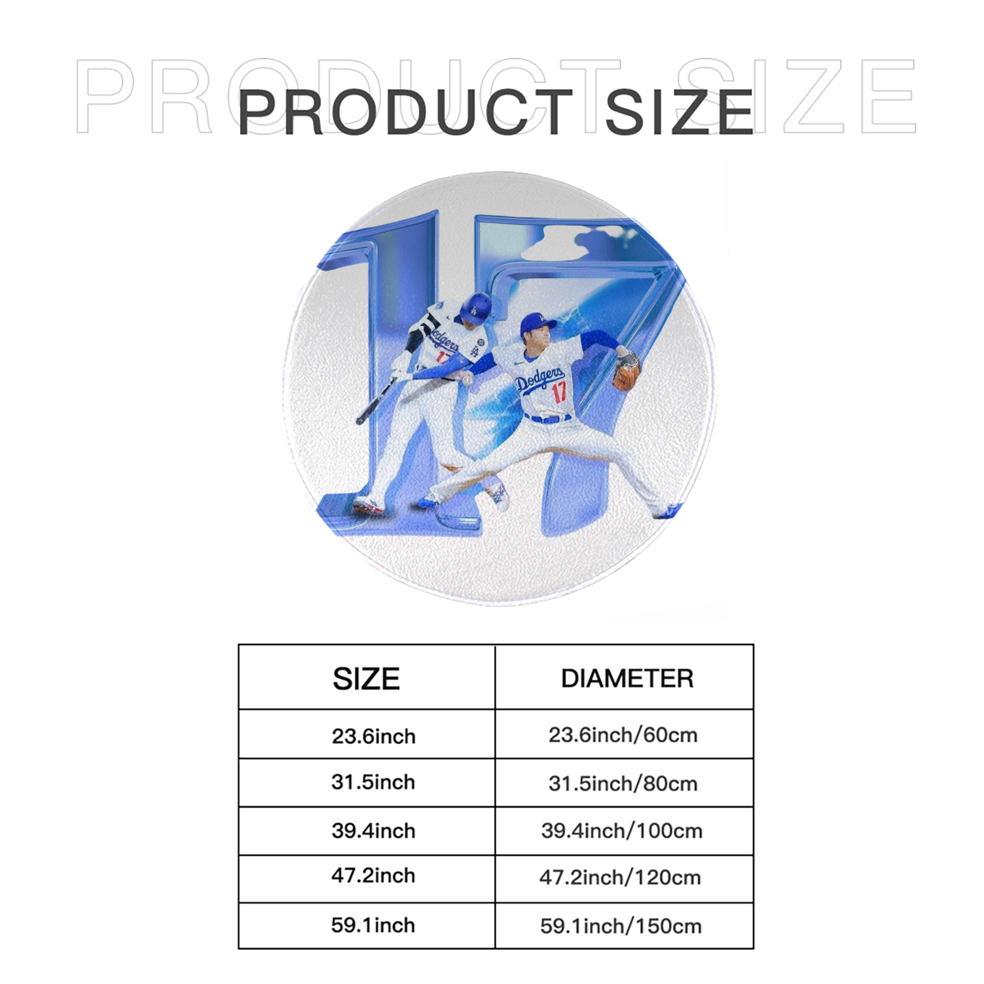  Round Floor Mat – Soft Flannel & High-Density Sponge Core – Non-Slip Dot Backing – Durable Stitched Edges – Quick-Dry & Breathable – Perfect For Home, Bathroom & Living Room