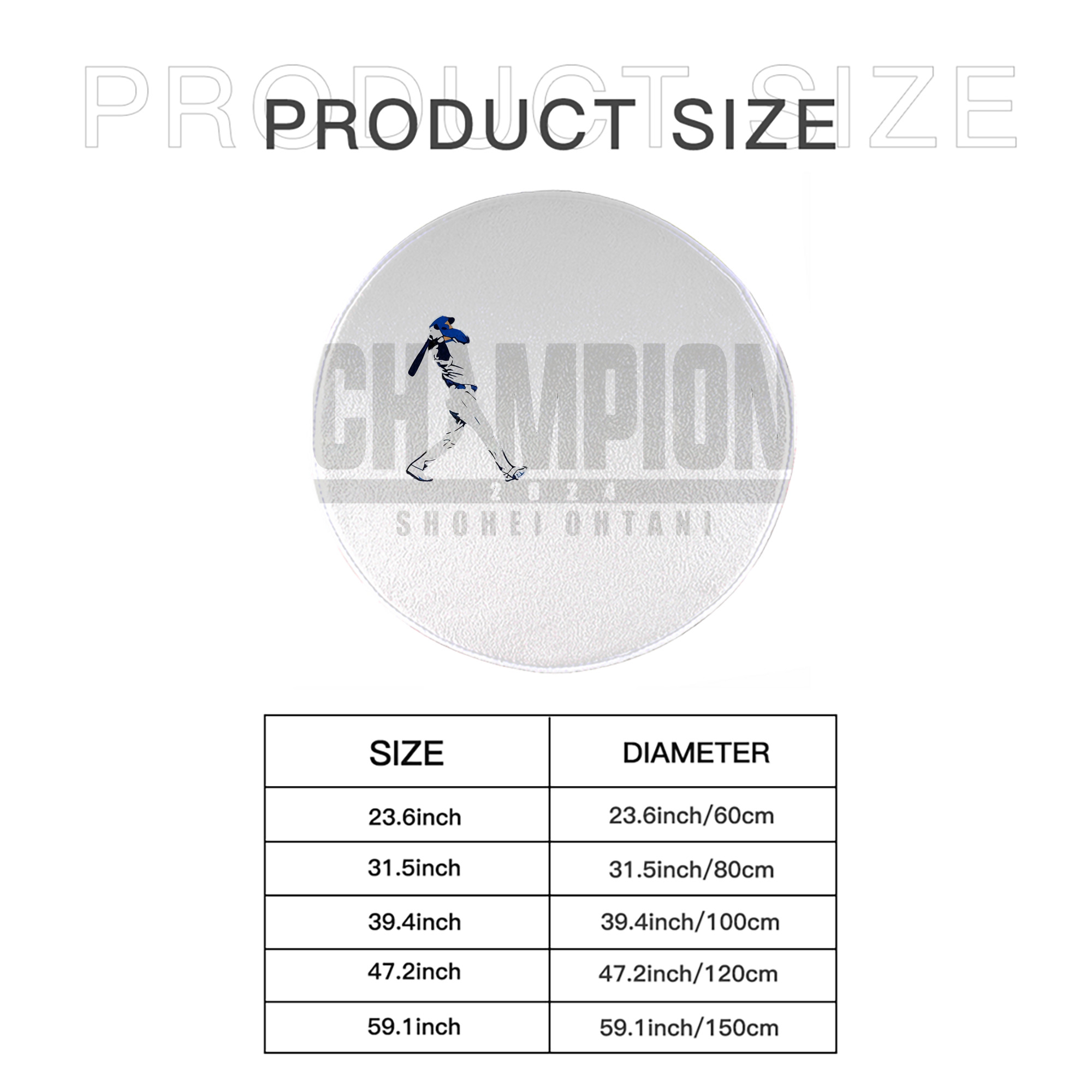  Round Floor Mat – Soft Flannel & High-Density Sponge Core – Non-Slip Dot Backing – Durable Stitched Edges – Quick-Dry & Breathable – Perfect For Home, Bathroom & Living Room