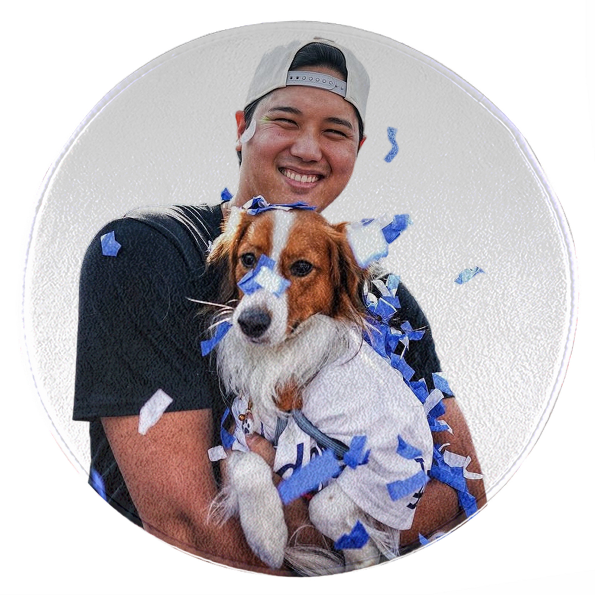  Round Floor Mat – Soft Flannel & High-Density Sponge Core – Non-Slip Dot Backing – Durable Stitched Edges – Quick-Dry & Breathable – Perfect For Home, Bathroom & Living Room