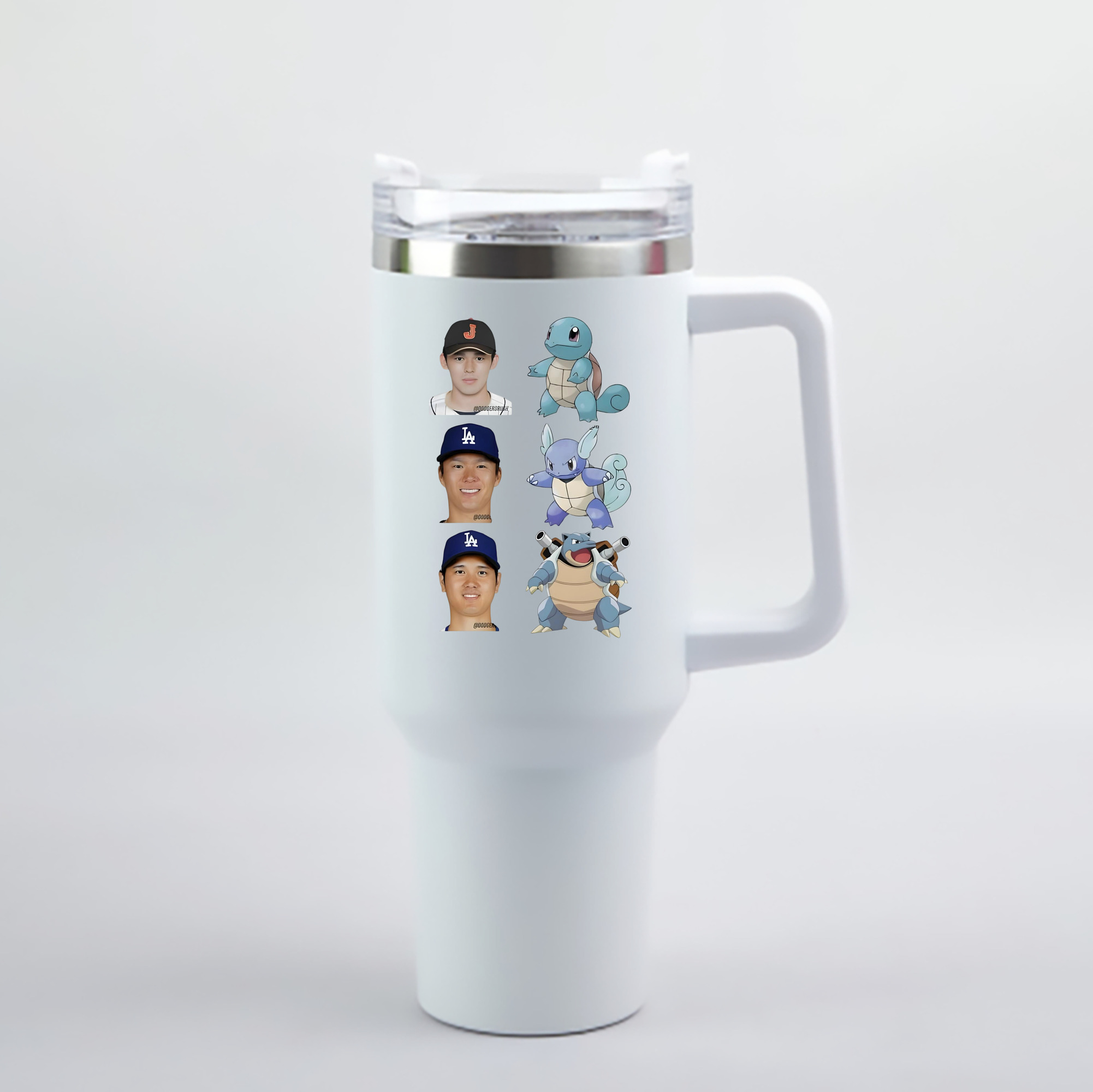  40oz Handle Car Cup With Crystal Sticker Design – Durable Stainless Steel Travel Mug With Reusable Straw – Double Wall Insulated