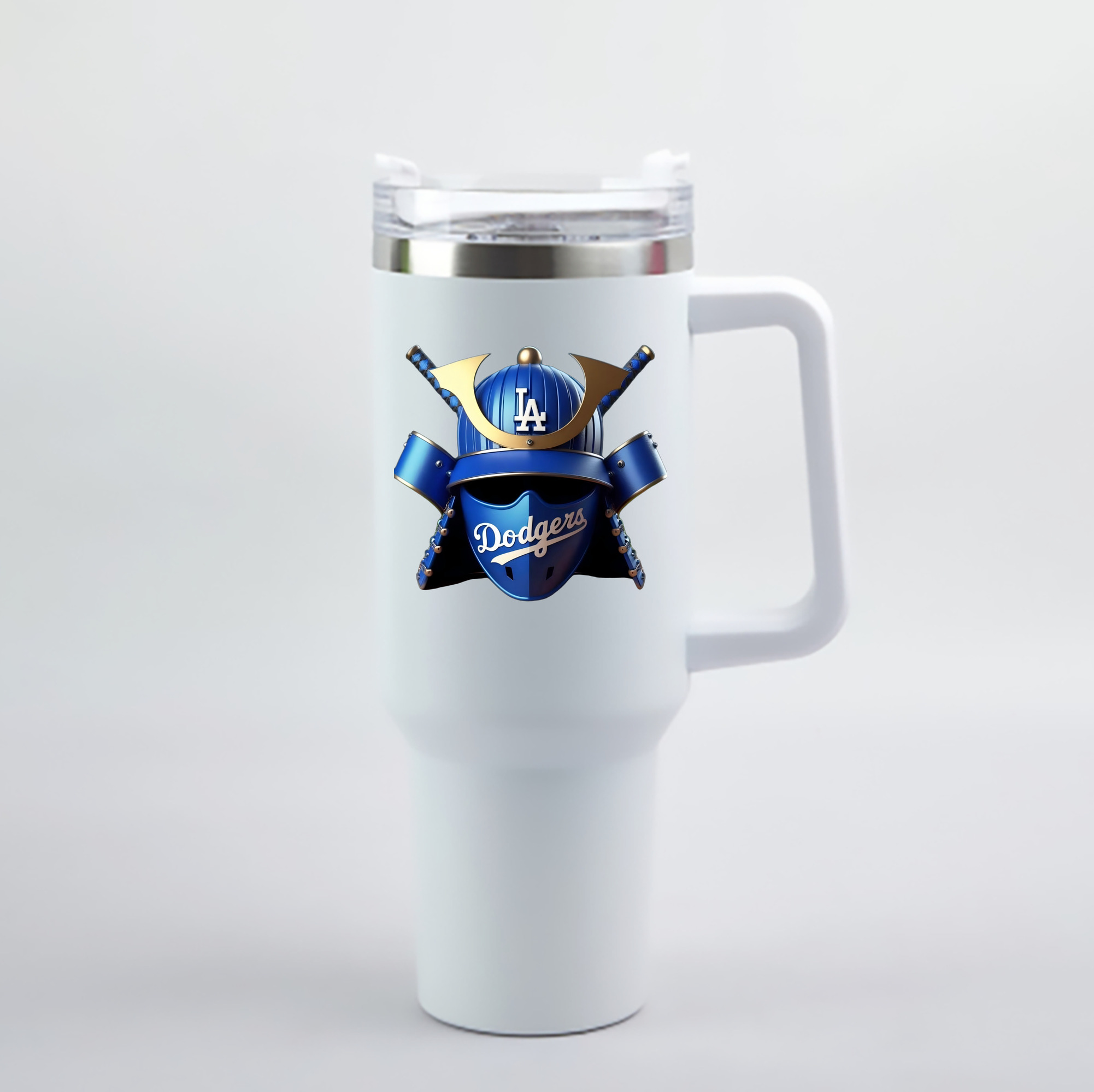  40oz Handle Car Cup With Crystal Sticker Design – Durable Stainless Steel Travel Mug With Reusable Straw – Double Wall Insulated