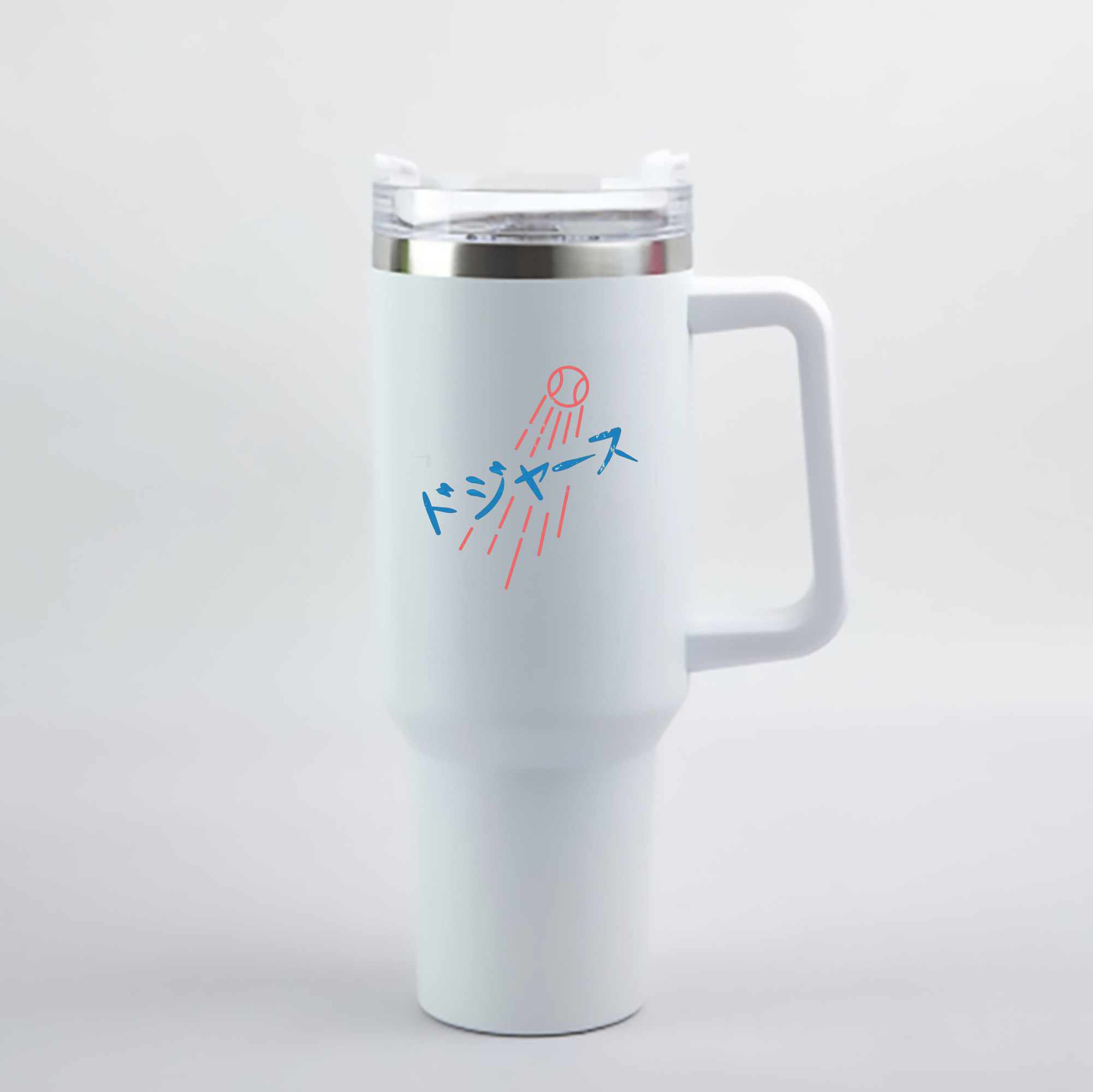  40oz Handle Car Cup With Crystal Sticker Design – Durable Stainless Steel Travel Mug With Reusable Straw – Double Wall Insulated