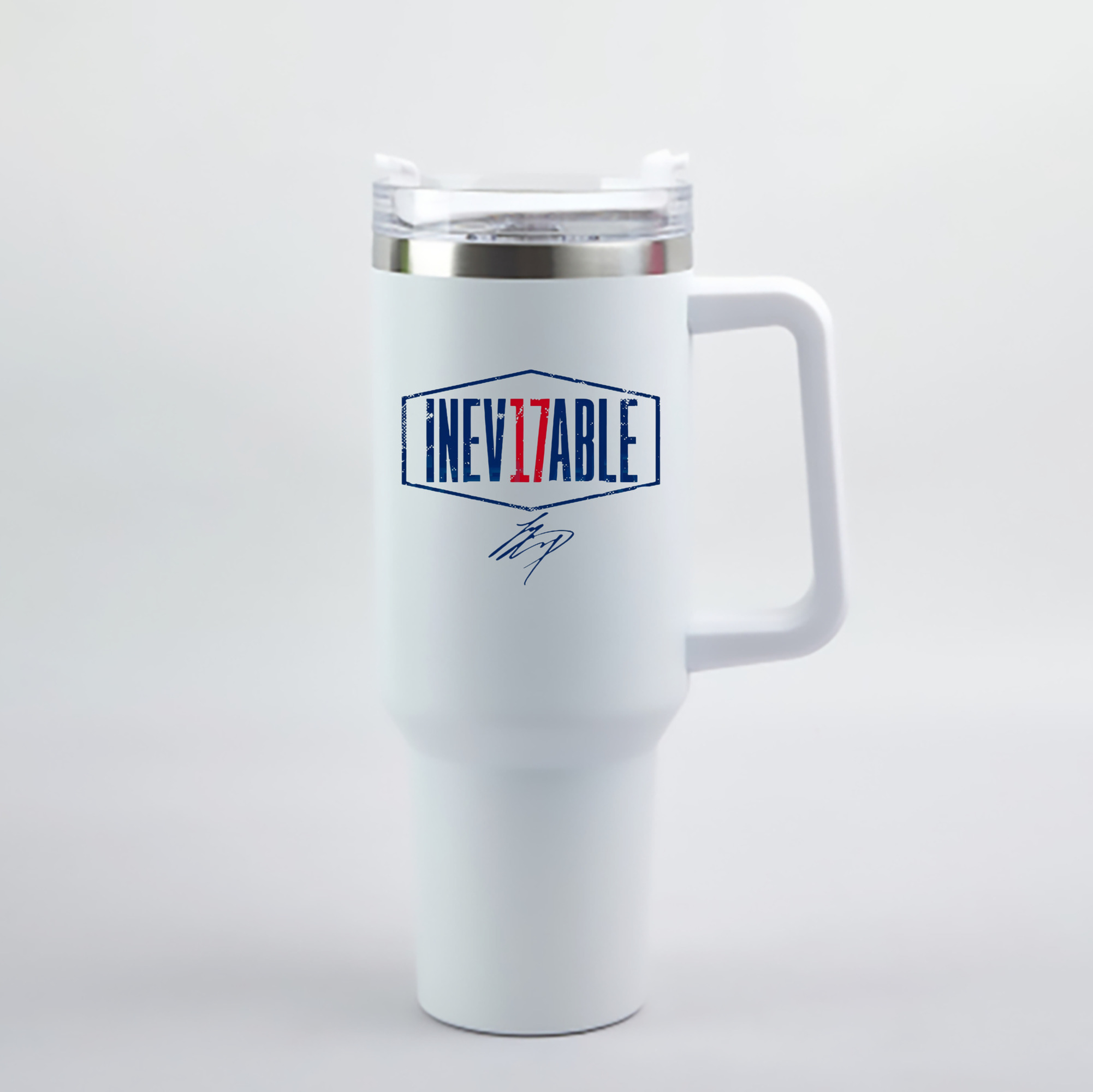  40oz Handle Car Cup With Crystal Sticker Design – Durable Stainless Steel Travel Mug With Reusable Straw – Double Wall Insulated