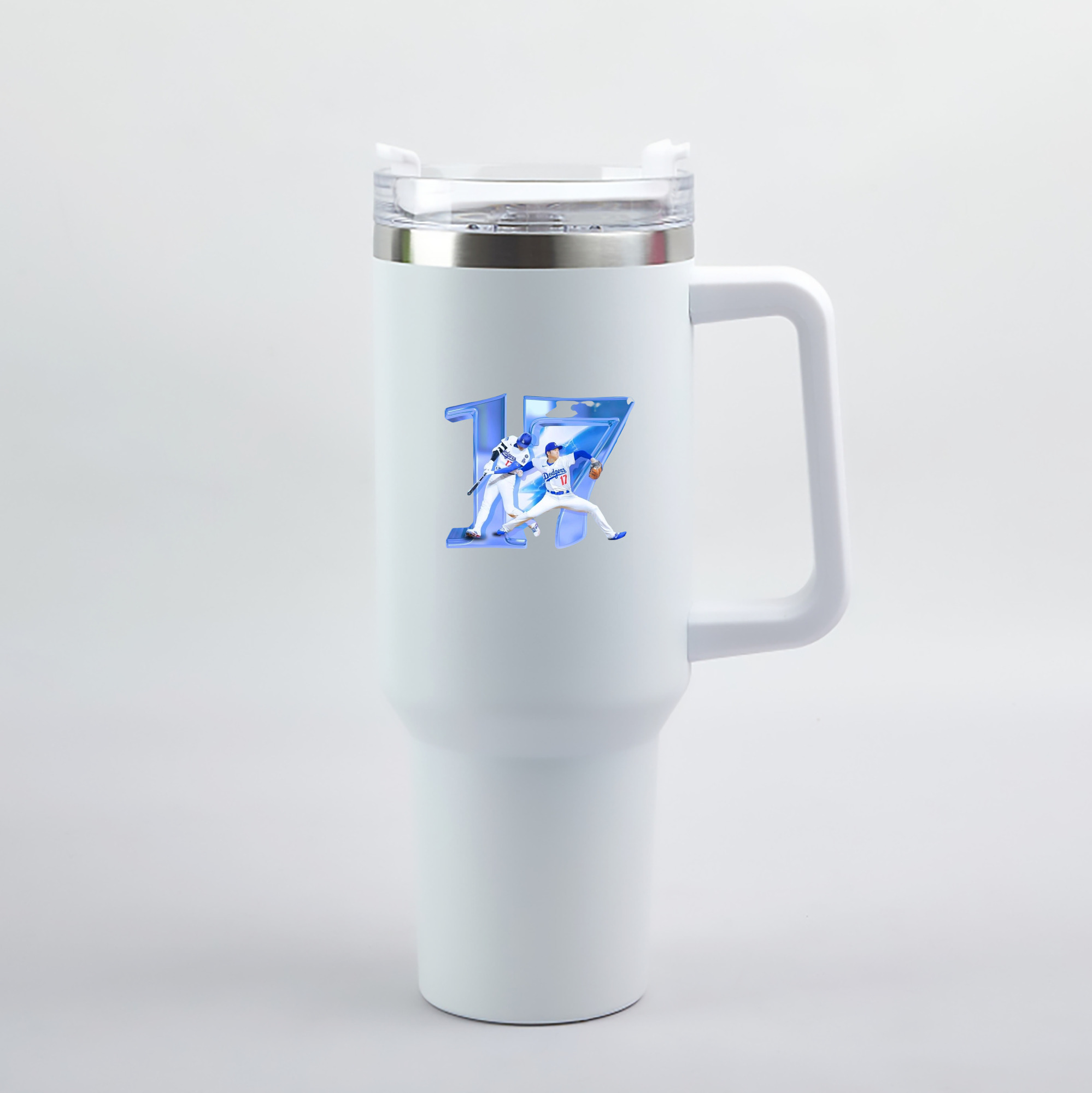  40oz Handle Car Tumbler – Durable Stainless Steel Travel Mug With UV Print – Double Wall Insulated, Fits Most Car Cup Holders