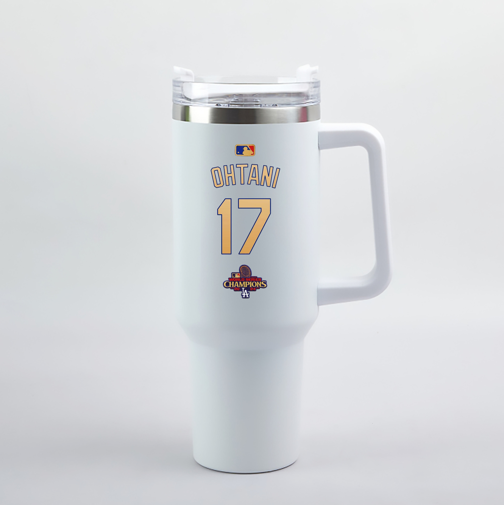  40oz Handle Car Tumbler – Durable Stainless Steel Travel Mug With UV Print – Double Wall Insulated, Fits Most Car Cup Holders