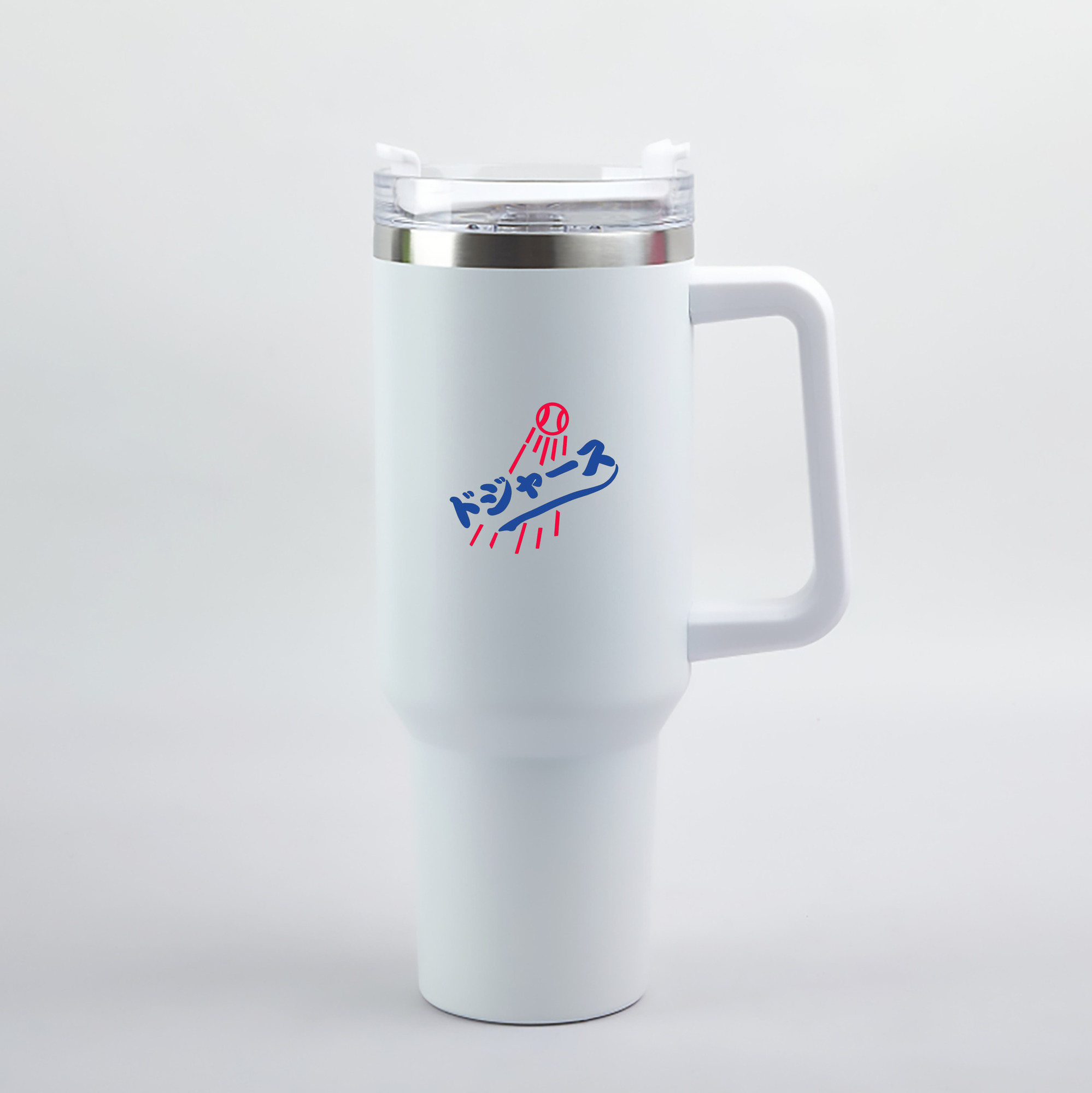  40oz Handle Car Tumbler – Durable Stainless Steel Travel Mug With UV Print – Double Wall Insulated, Fits Most Car Cup Holders