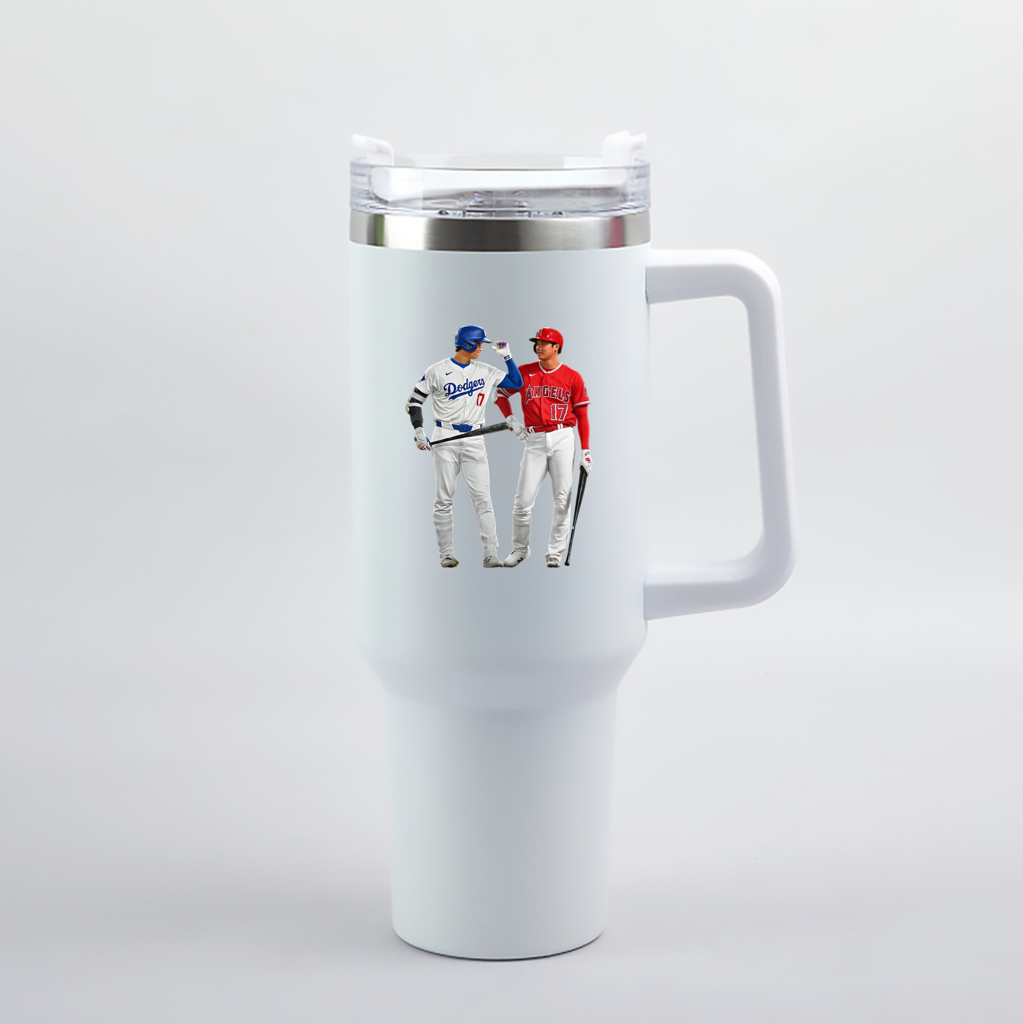  40oz Handle Car Tumbler – Durable Stainless Steel Travel Mug With UV Print – Double Wall Insulated, Fits Most Car Cup Holders