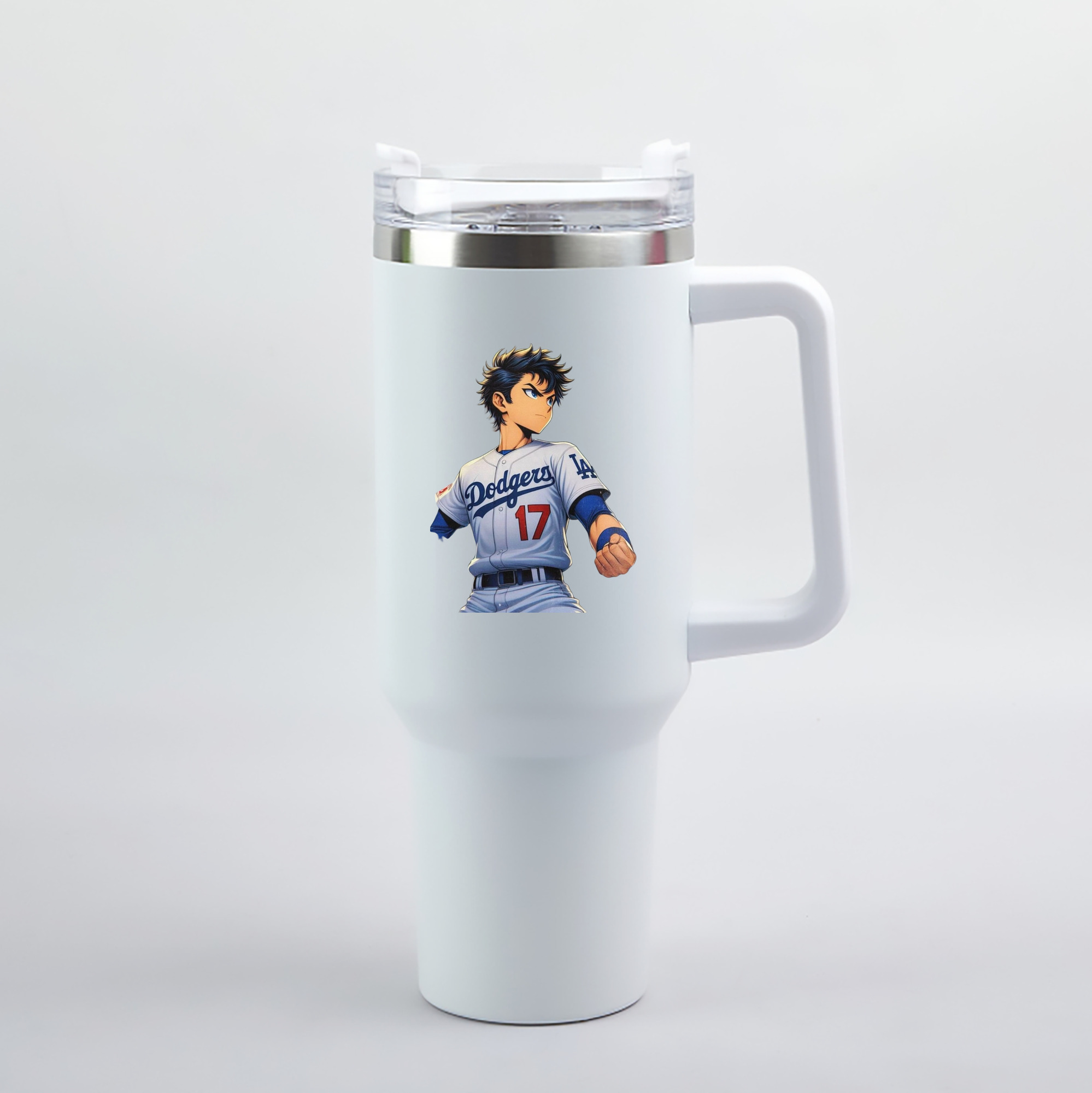  40oz Handle Car Tumbler – Durable Stainless Steel Travel Mug With UV Print – Double Wall Insulated, Fits Most Car Cup Holders