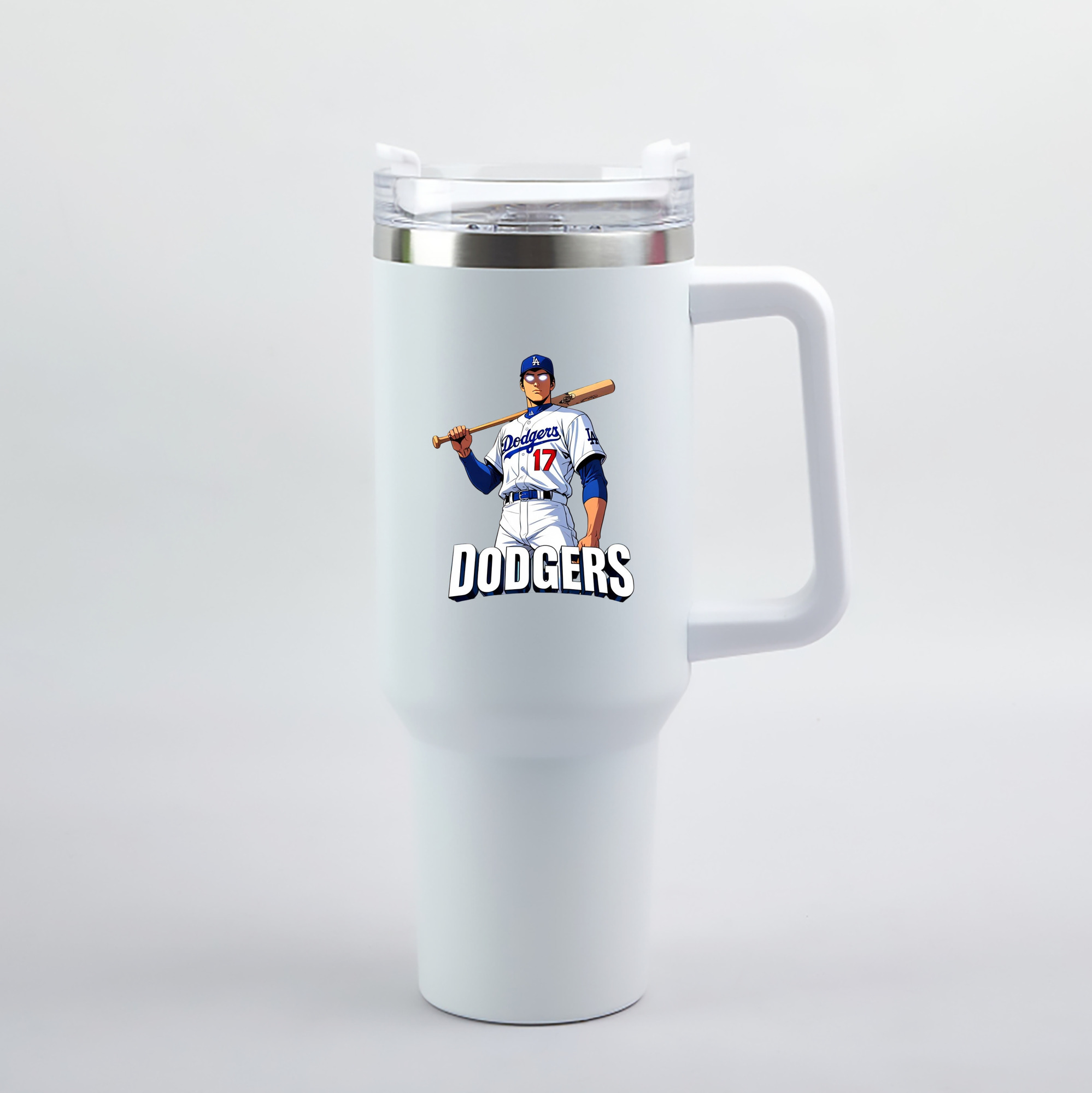  40oz Handle Car Tumbler – Durable Stainless Steel Travel Mug With UV Print – Double Wall Insulated, Fits Most Car Cup Holders