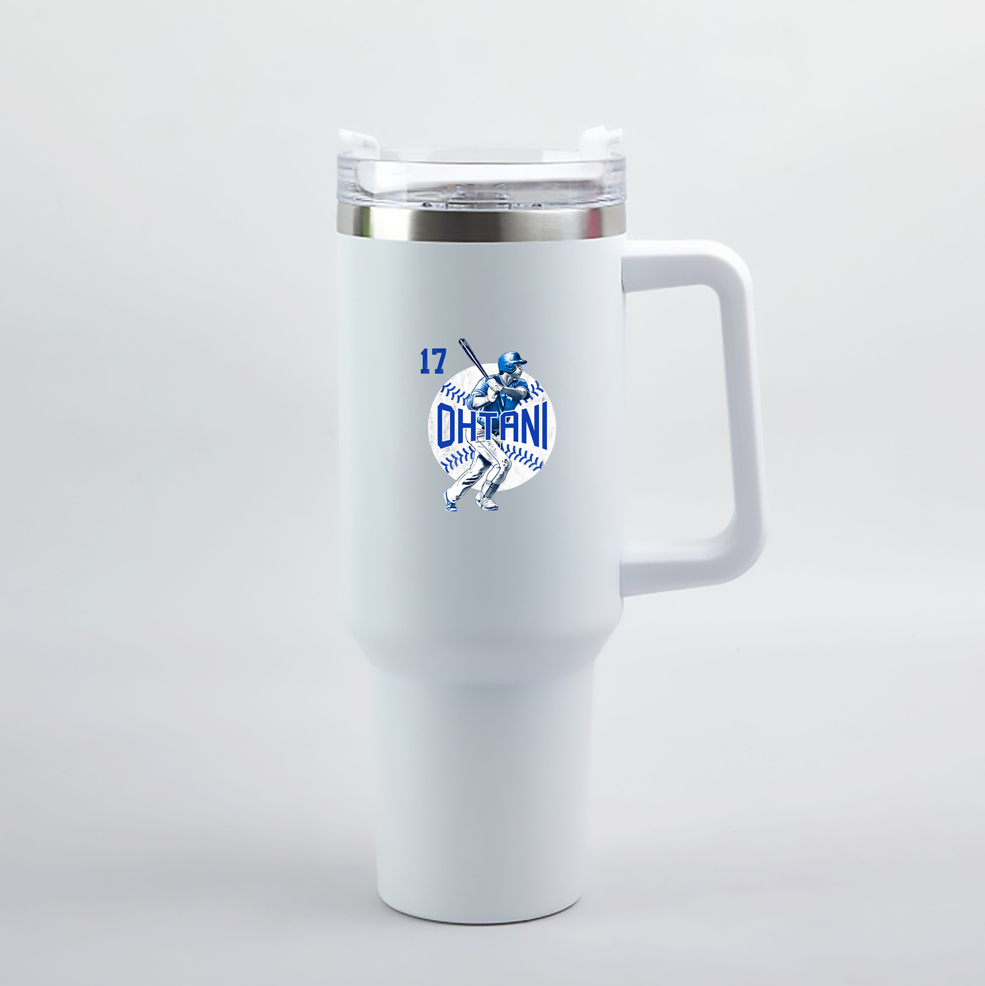  40oz Handle Car Tumbler – Durable Stainless Steel Travel Mug With UV Print – Double Wall Insulated, Fits Most Car Cup Holders