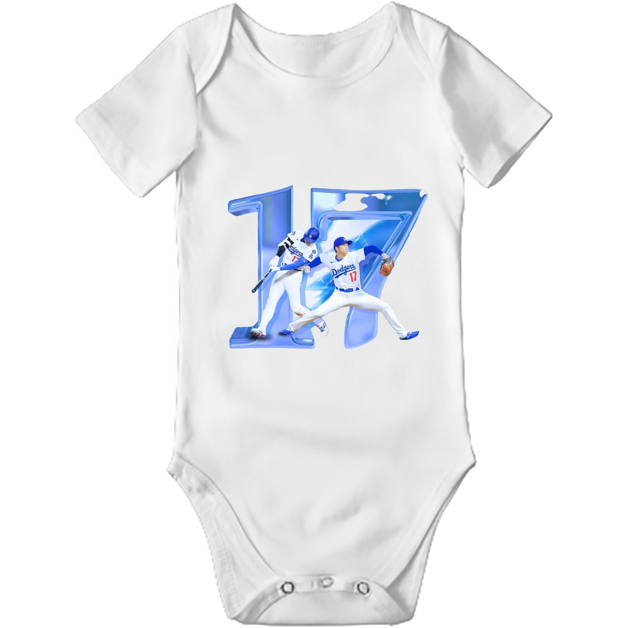  Baby Short Sleeve Romper – 100% Cotton Soft & Breathable Digital Print Onesie With Easy Snap Closure And Envelope Shoulder – Comfortable For Daily Wear & Travel