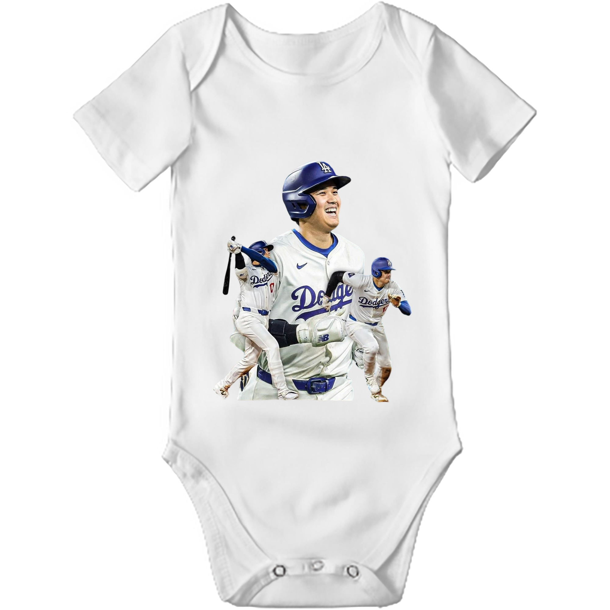  Baby Short Sleeve Romper – 100% Cotton Soft & Breathable Digital Print Onesie With Easy Snap Closure And Envelope Shoulder – Comfortable For Daily Wear & Travel