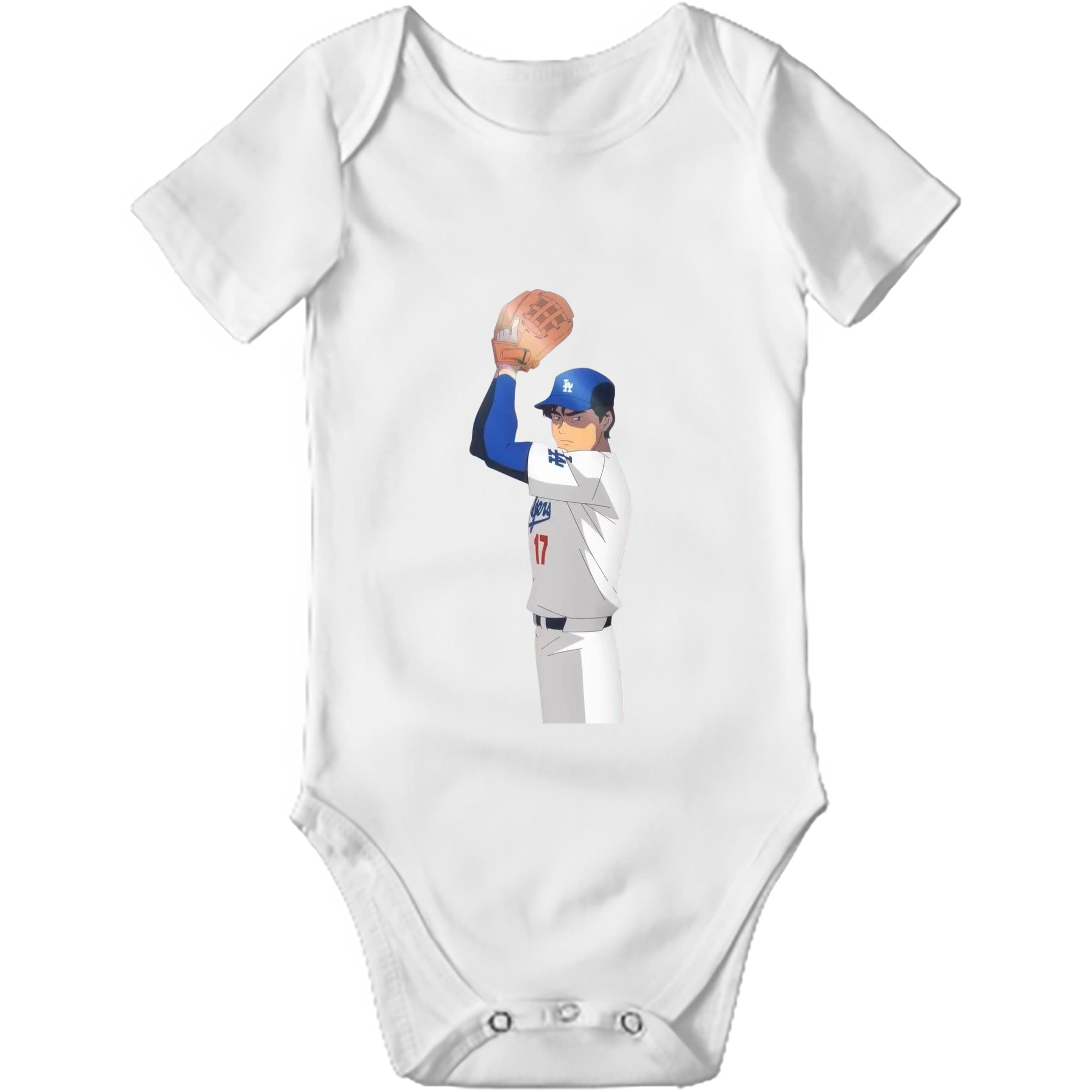  Baby Short Sleeve Romper – 100% Cotton Soft & Breathable Digital Print Onesie With Easy Snap Closure And Envelope Shoulder – Comfortable For Daily Wear & Travel