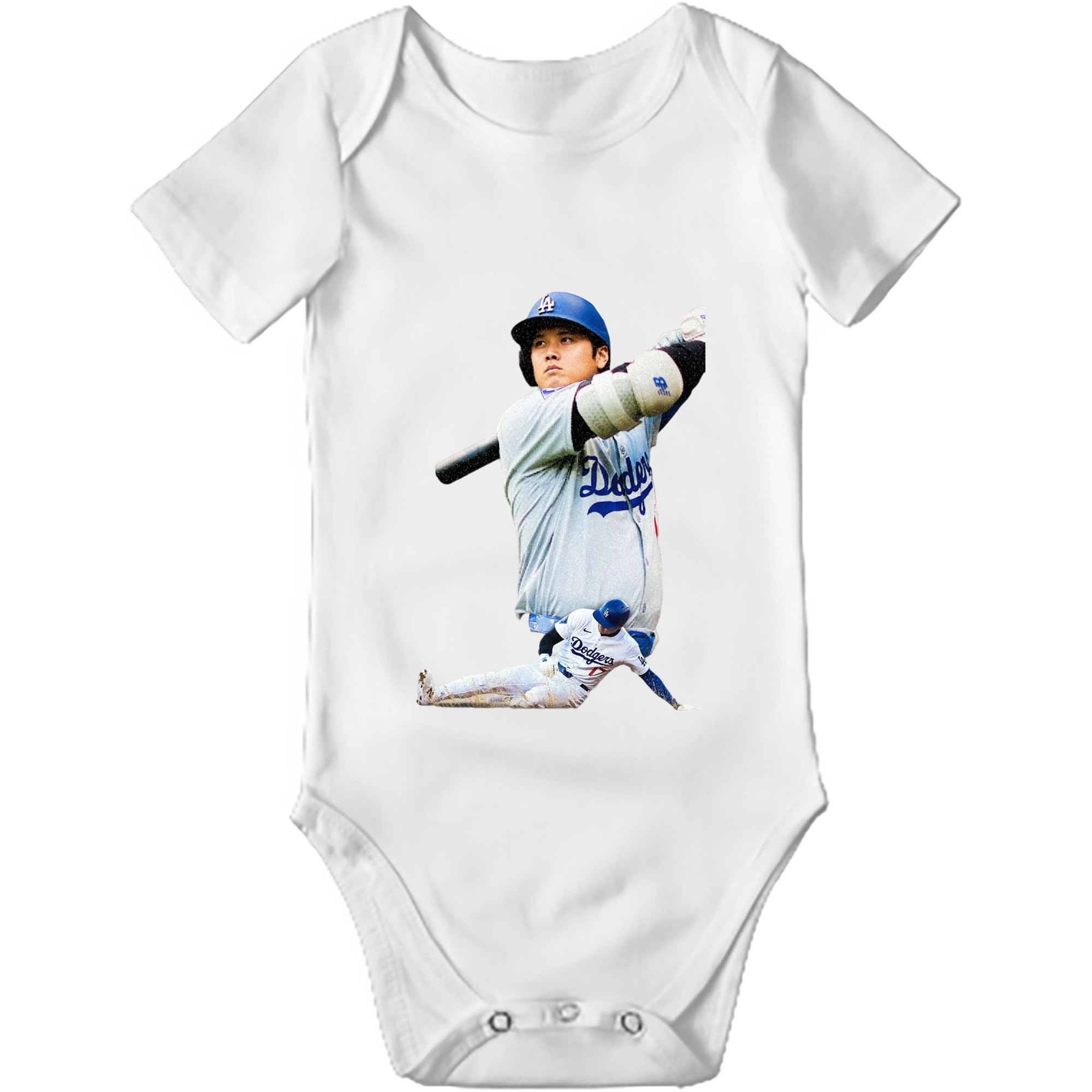  Baby Short Sleeve Romper – 100% Cotton Soft & Breathable Digital Print Onesie With Easy Snap Closure And Envelope Shoulder – Comfortable For Daily Wear & Travel