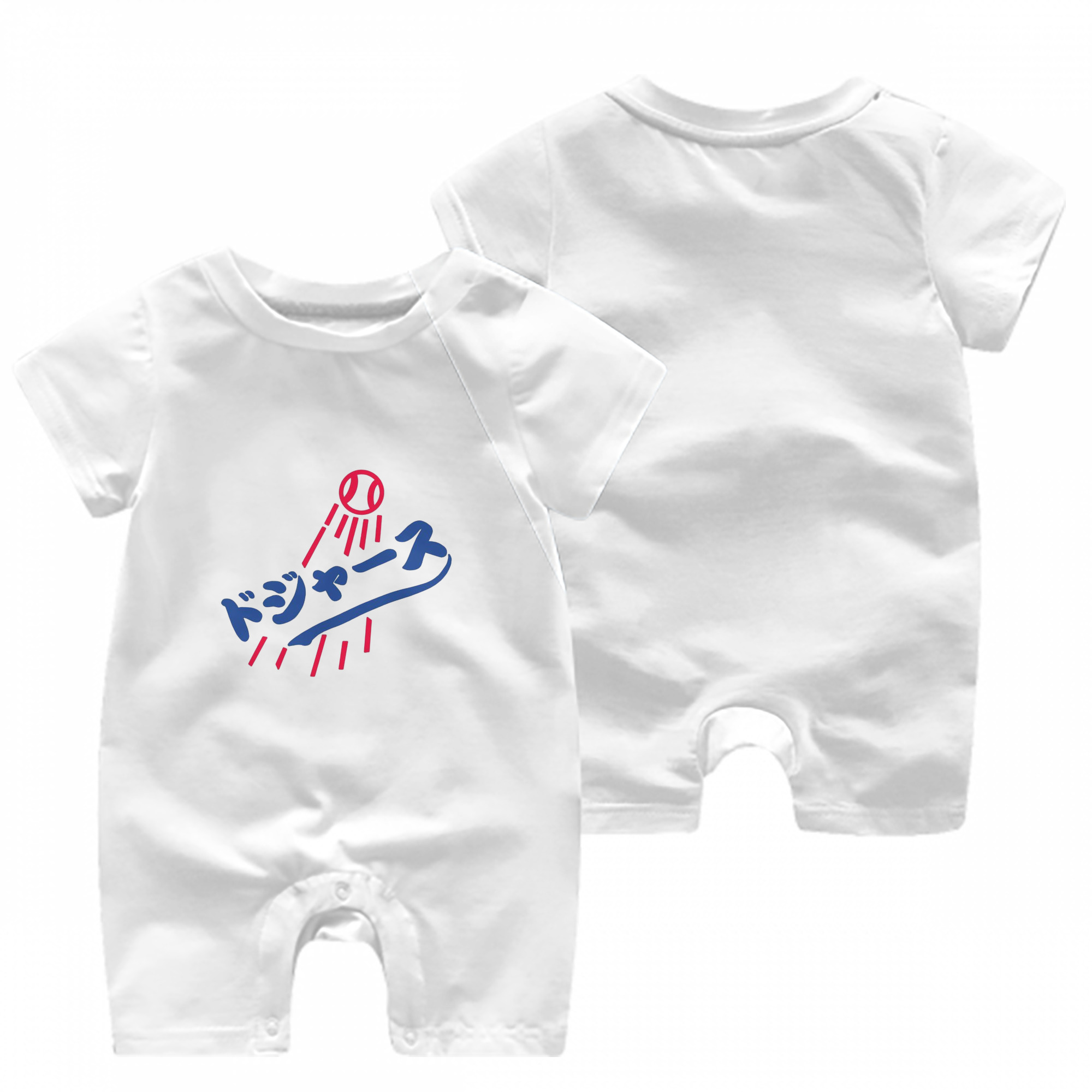  Baby Short Sleeve Onesie – 100% Cotton Soft & Breathable Digital Print Romper – Double-Sided Print, Snap Closure For Easy Diaper Changes – Comfortable For Boys & Girls