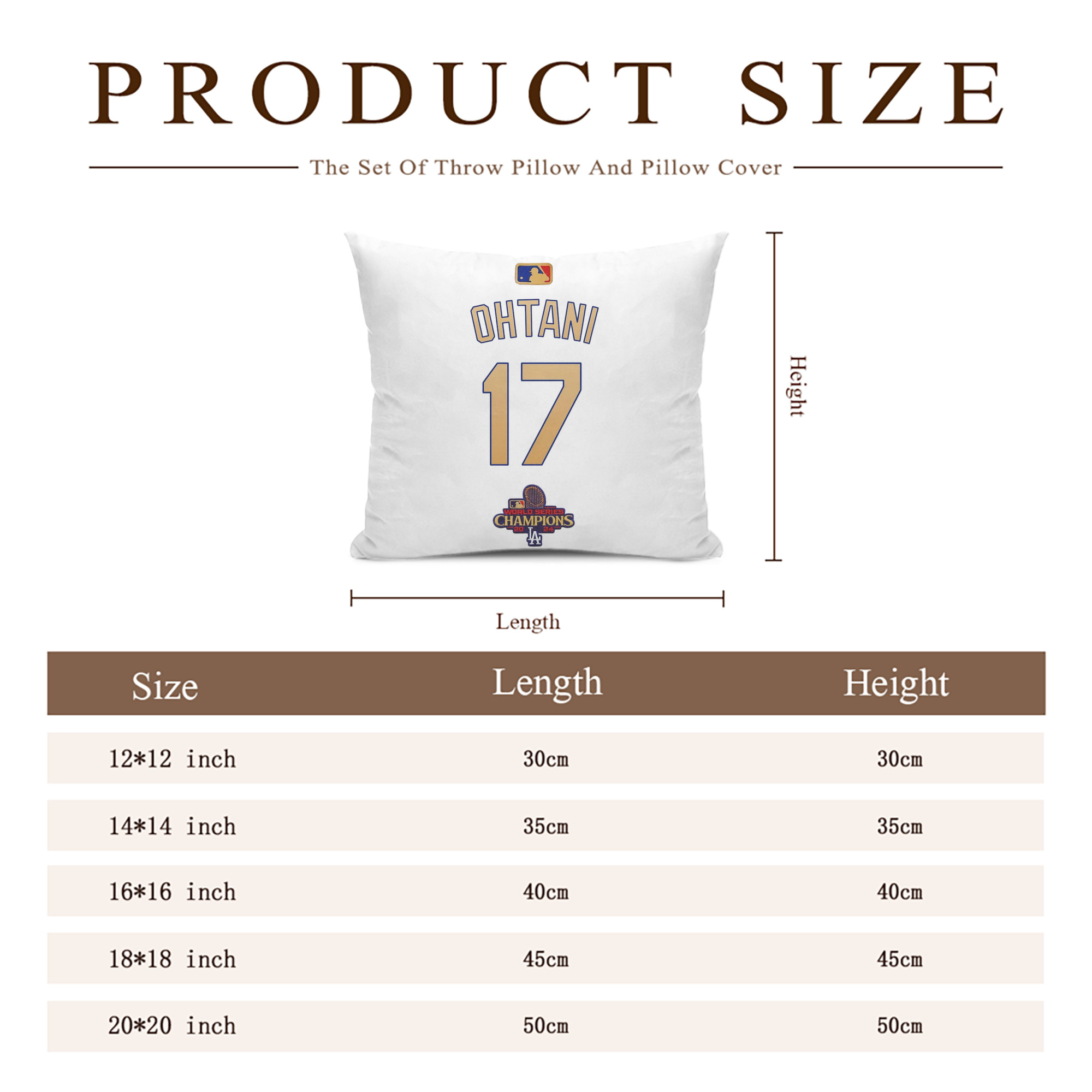  Soft Polyester Pillow Cover With Insert – Double-Sided Design, Invisible Zipper, Durable & Breathable – Easy Care Cushion Set