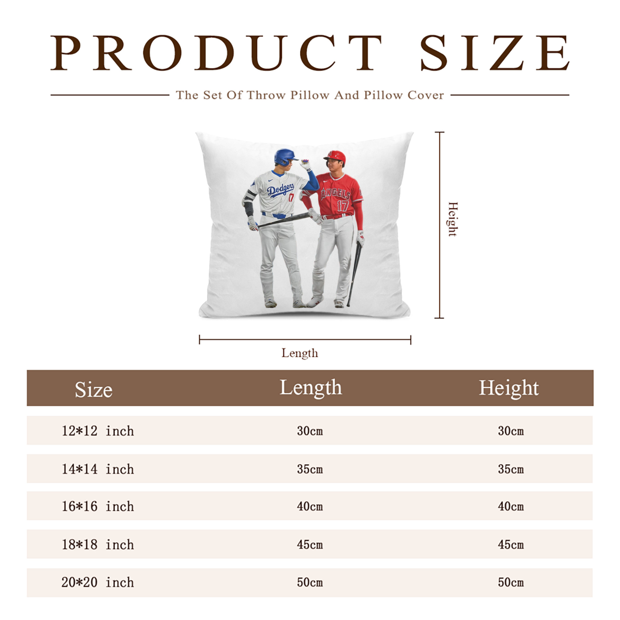  Soft Polyester Pillow Cover With Insert – Double-Sided Design, Invisible Zipper, Durable & Breathable – Easy Care Cushion Set