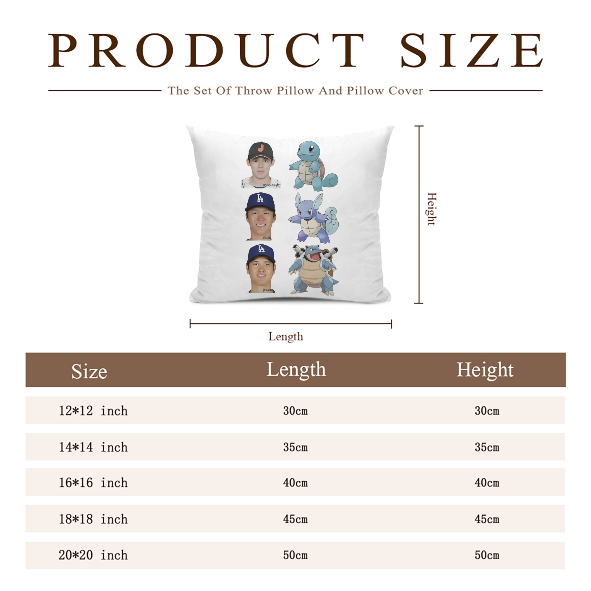  Soft Polyester Pillow Cover With Insert – Double-Sided Design, Invisible Zipper, Durable & Breathable – Easy Care Cushion Set