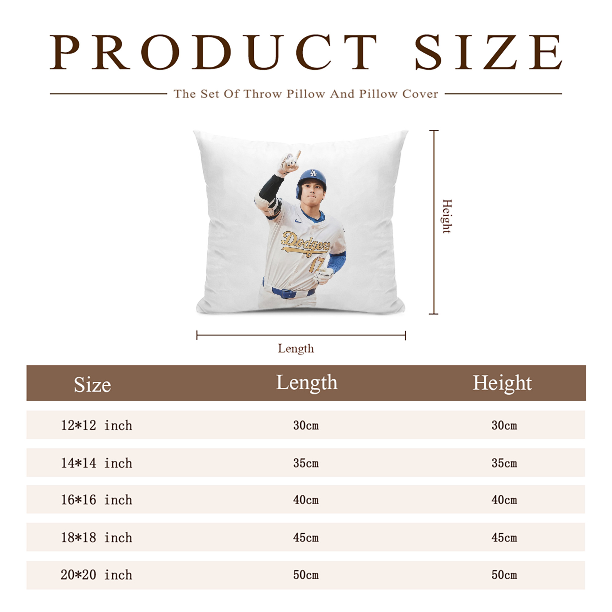  Soft Polyester Pillow Cover With Insert – Double-Sided Design, Invisible Zipper, Durable & Breathable – Easy Care Cushion Set
