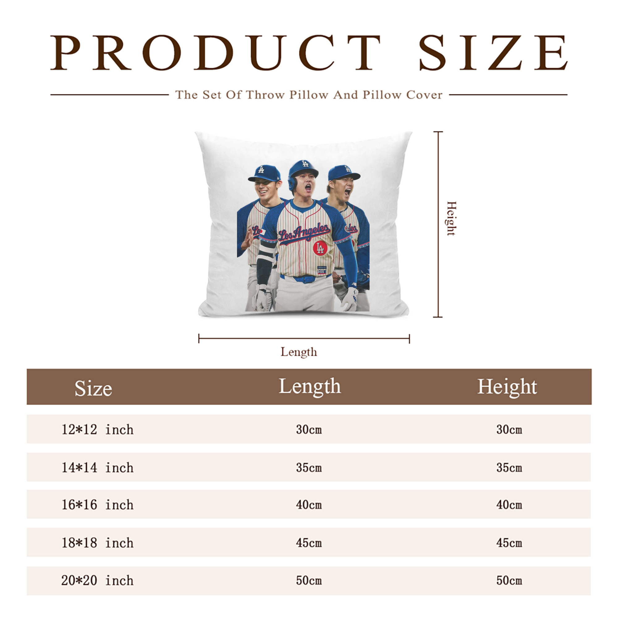  Soft Polyester Pillow Cover With Insert – Double-Sided Design, Invisible Zipper, Durable & Breathable – Easy Care Cushion Set