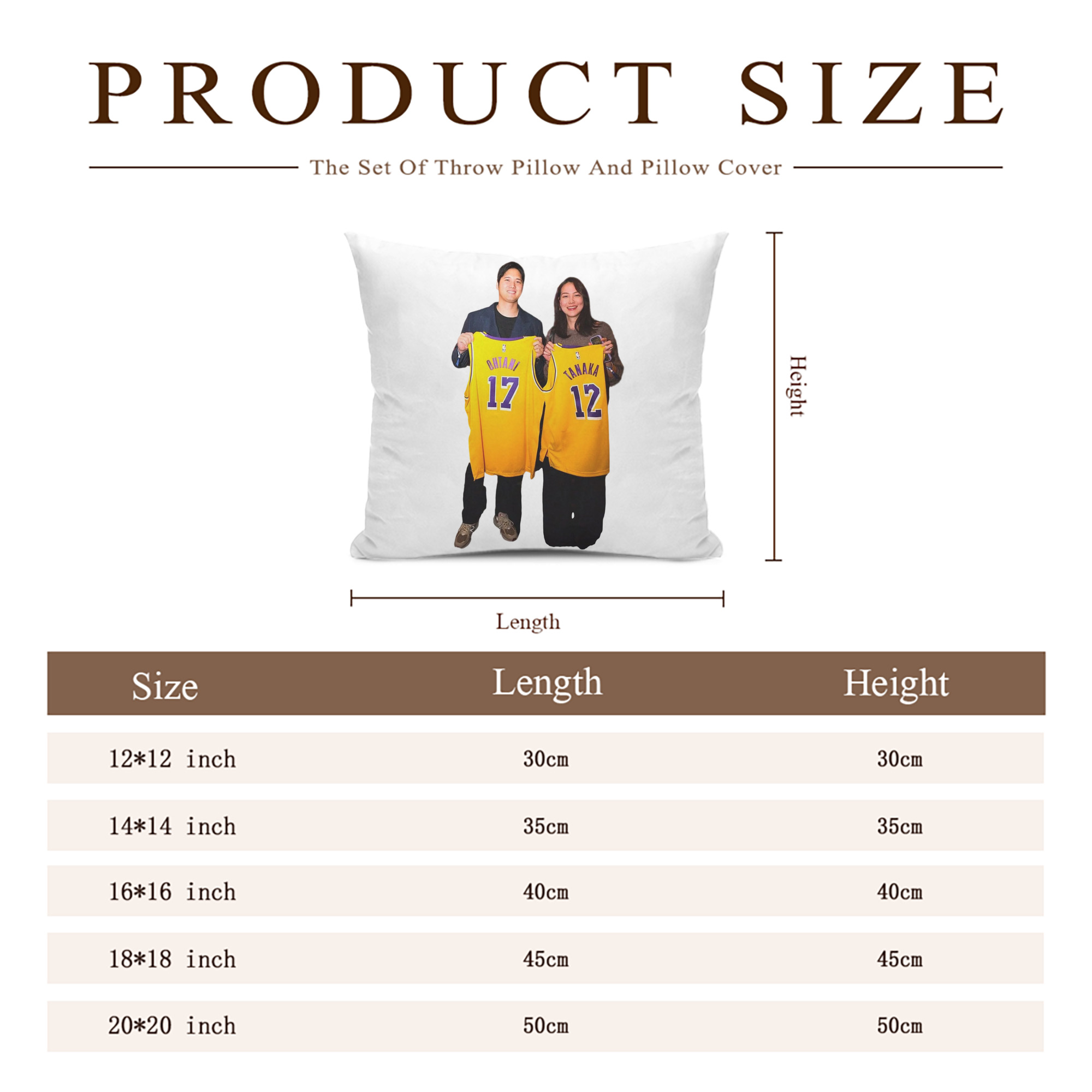  Soft Polyester Pillow Cover With Insert – Double-Sided Design, Invisible Zipper, Durable & Breathable – Easy Care Cushion Set