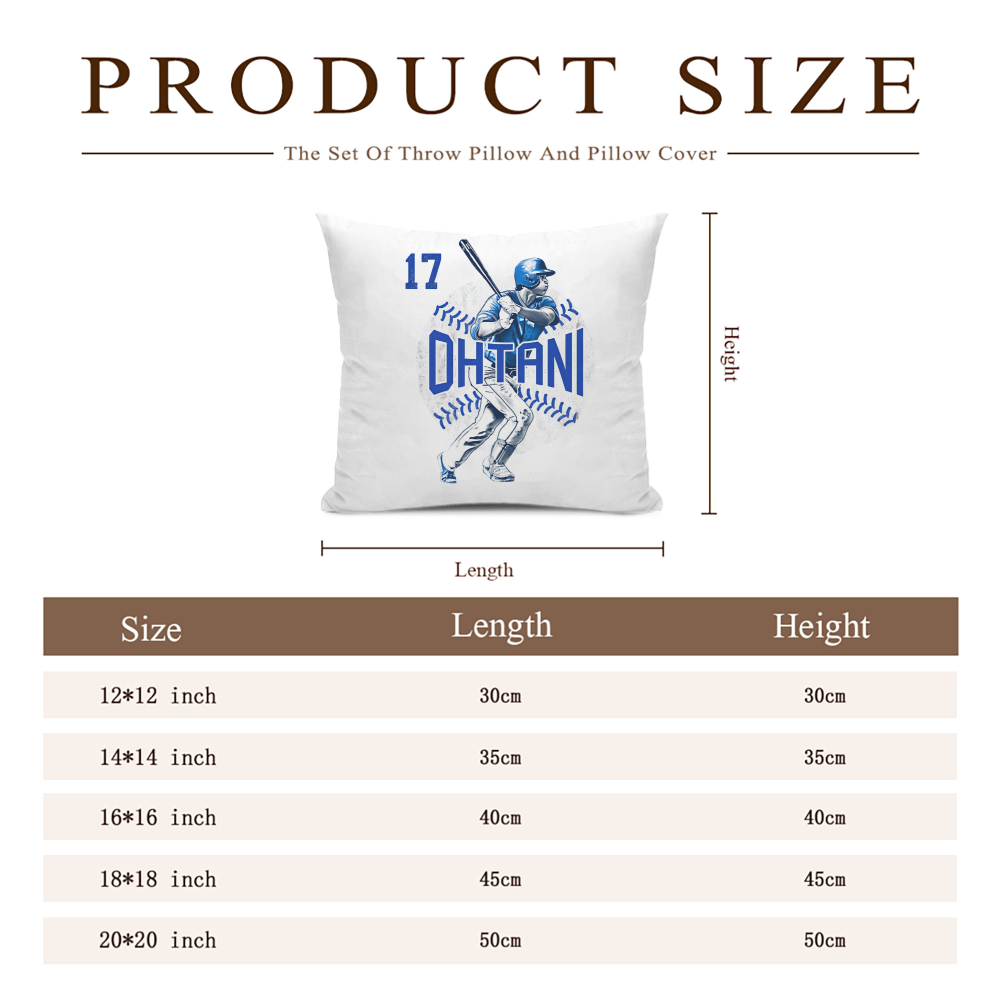  Soft Polyester Pillow Cover With Insert – Double-Sided Design, Invisible Zipper, Durable & Breathable – Easy Care Cushion Set