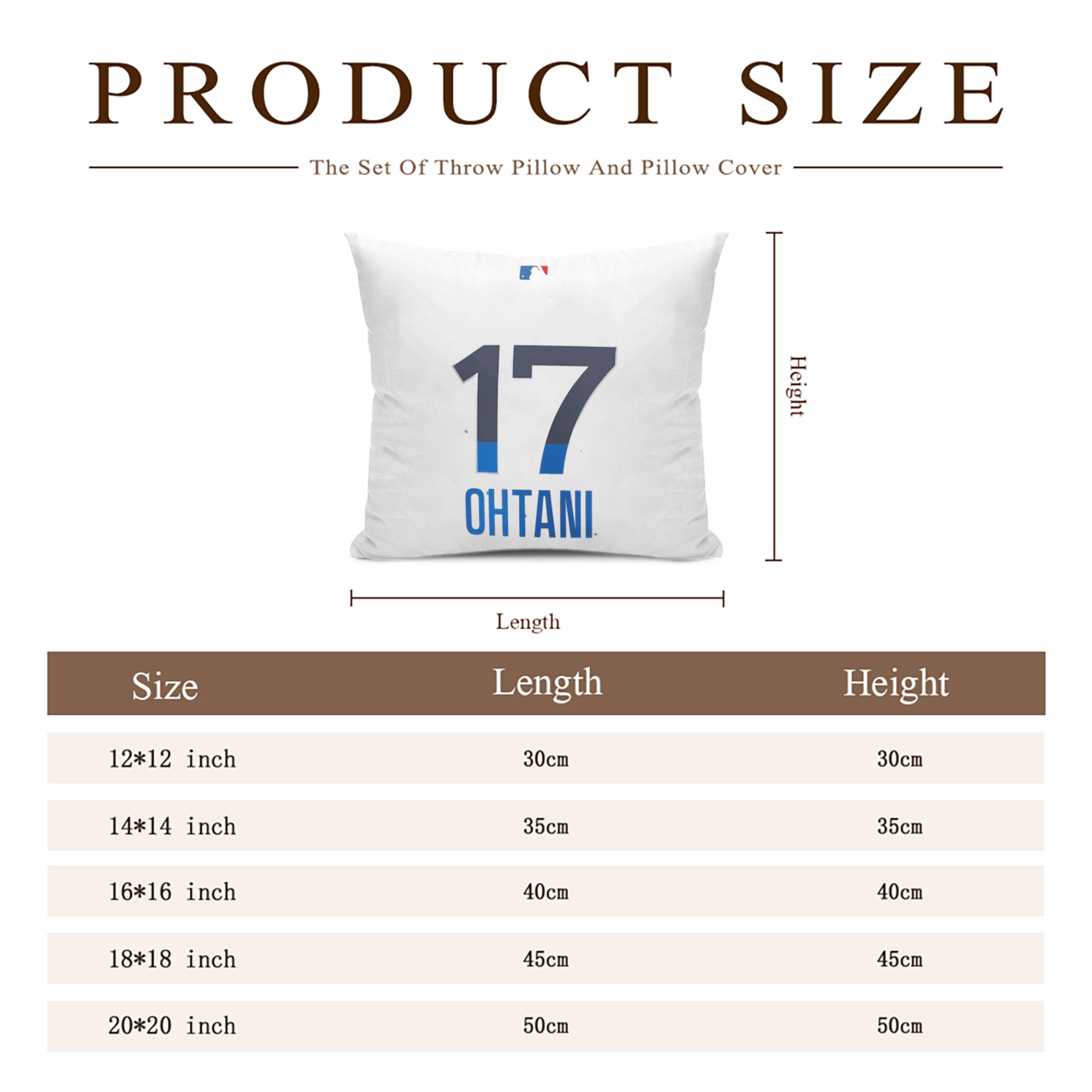  Soft Polyester Pillow Cover With Insert – Double-Sided Design, Invisible Zipper, Durable & Breathable – Easy Care Cushion Set