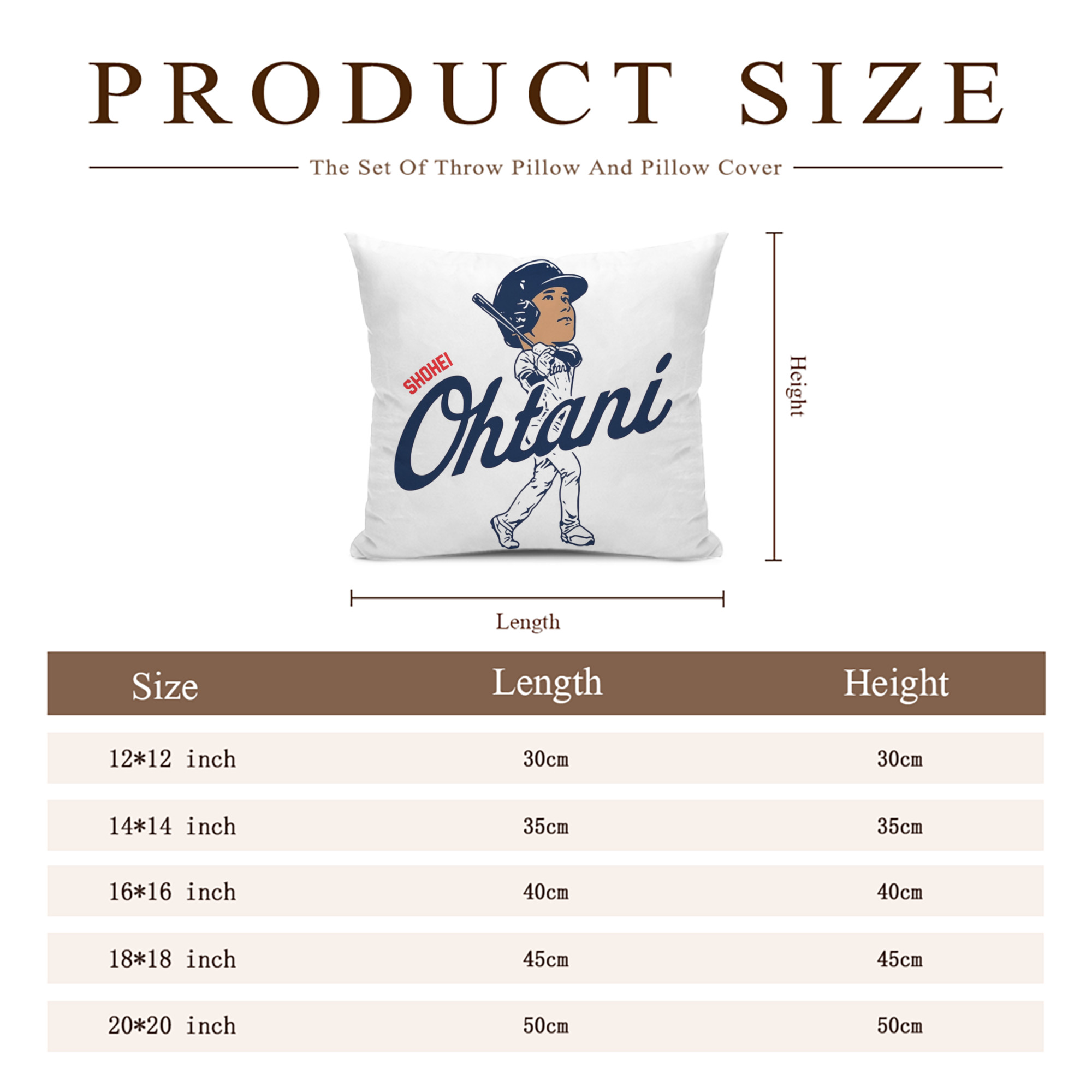  Soft Polyester Pillow Cover With Insert – Double-Sided Design, Invisible Zipper, Durable & Breathable – Easy Care Cushion Set