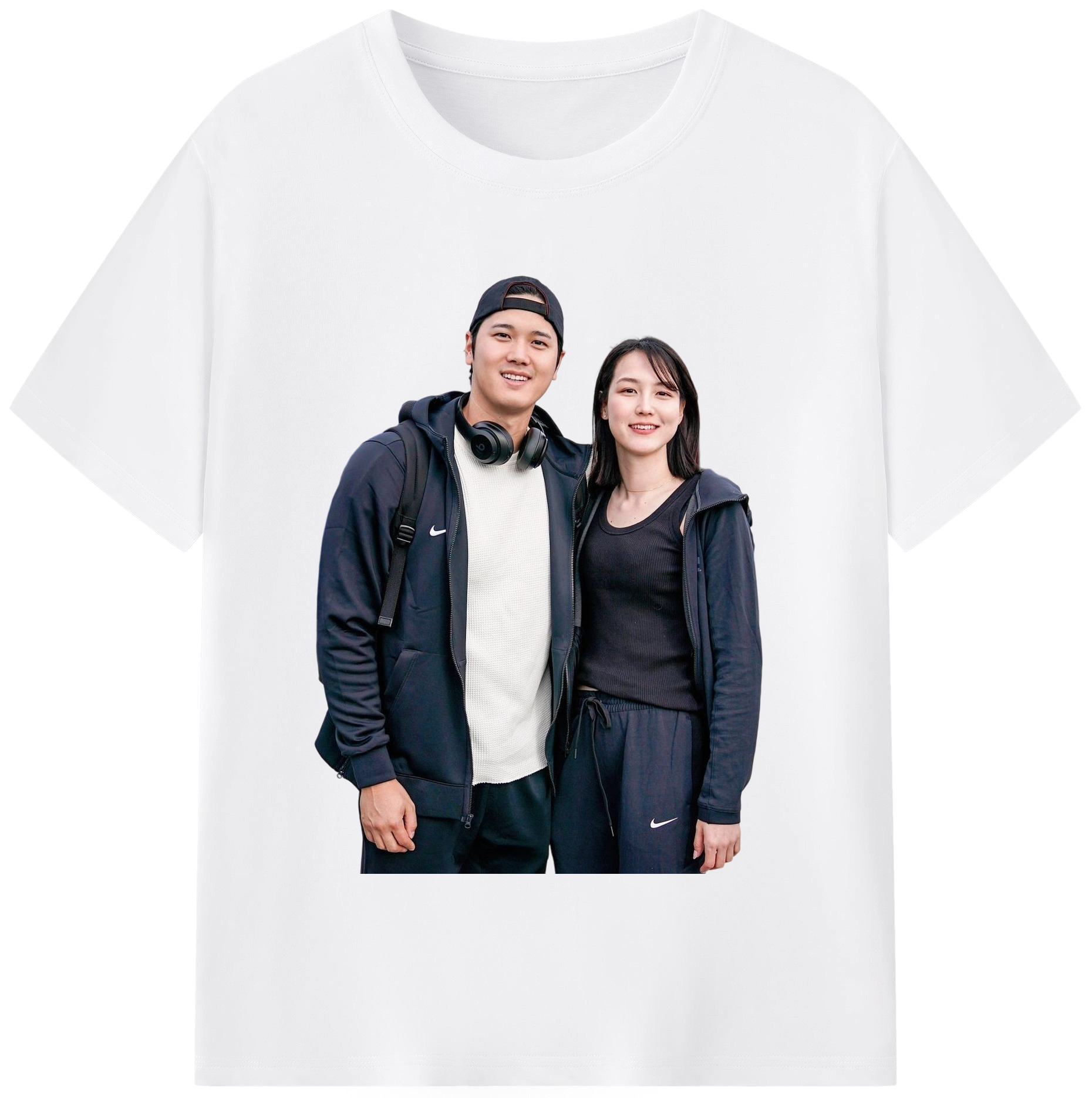  180g Cotton T-Shirt With Front Heat Transfer Print – Soft, Lightweight, Fitted Design – Comfortable Casual Wear For Sports & Everyday Use