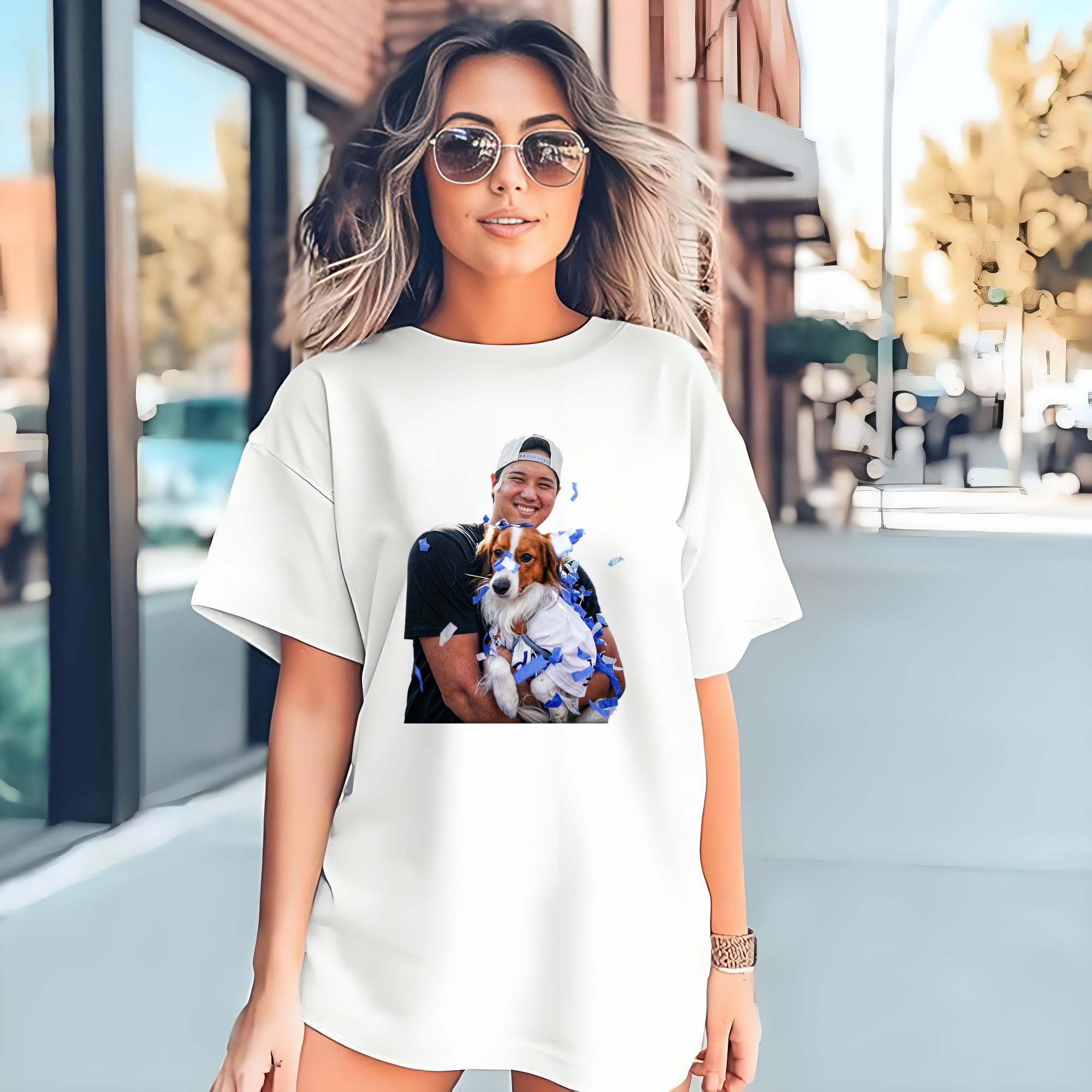  180g Cotton T-Shirt With Front Heat Transfer Print – Soft, Lightweight, Fitted Design – Comfortable Casual Wear For Sports & Everyday Use