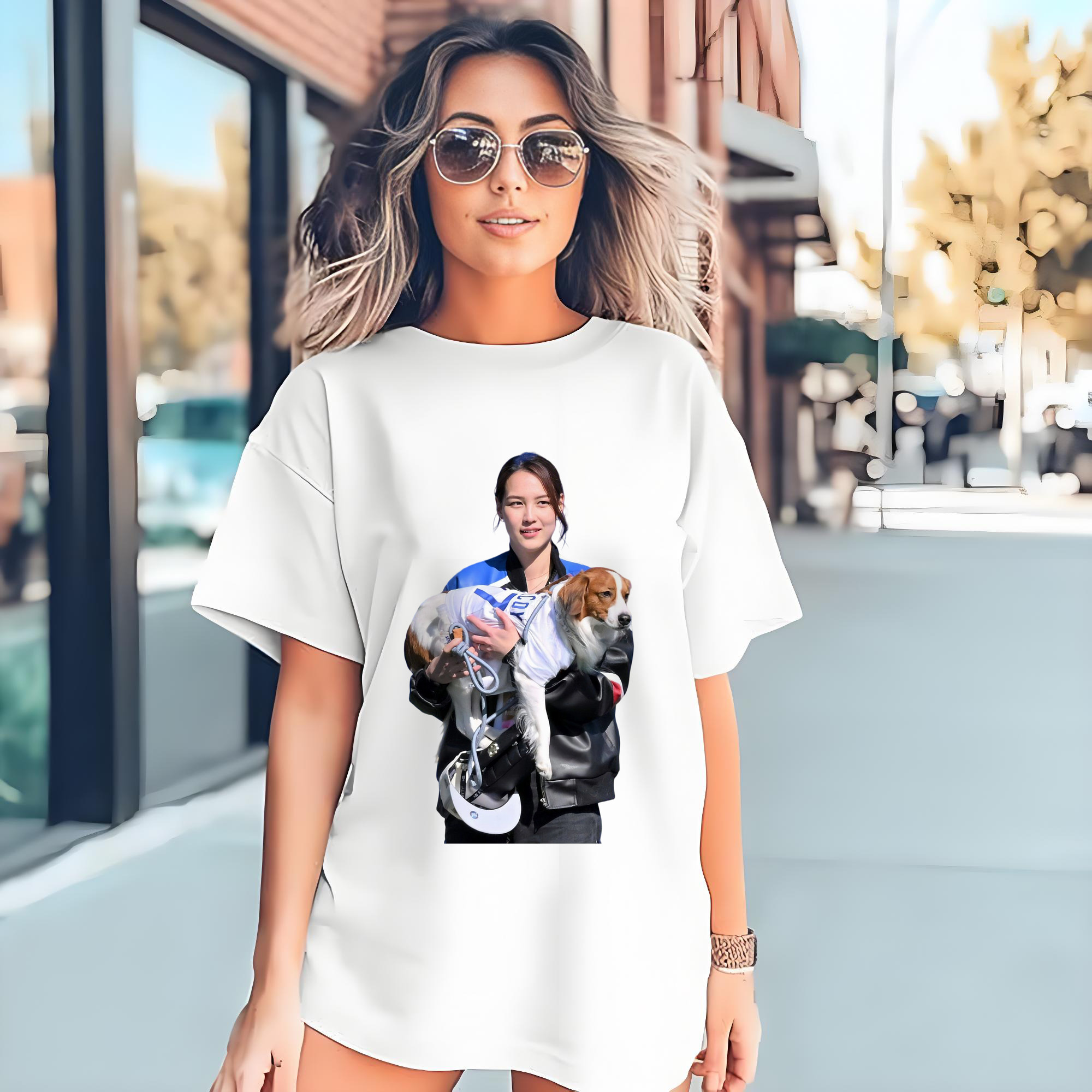  180g Cotton T-Shirt With Front Heat Transfer Print – Soft, Lightweight, Fitted Design – Comfortable Casual Wear For Sports & Everyday Use