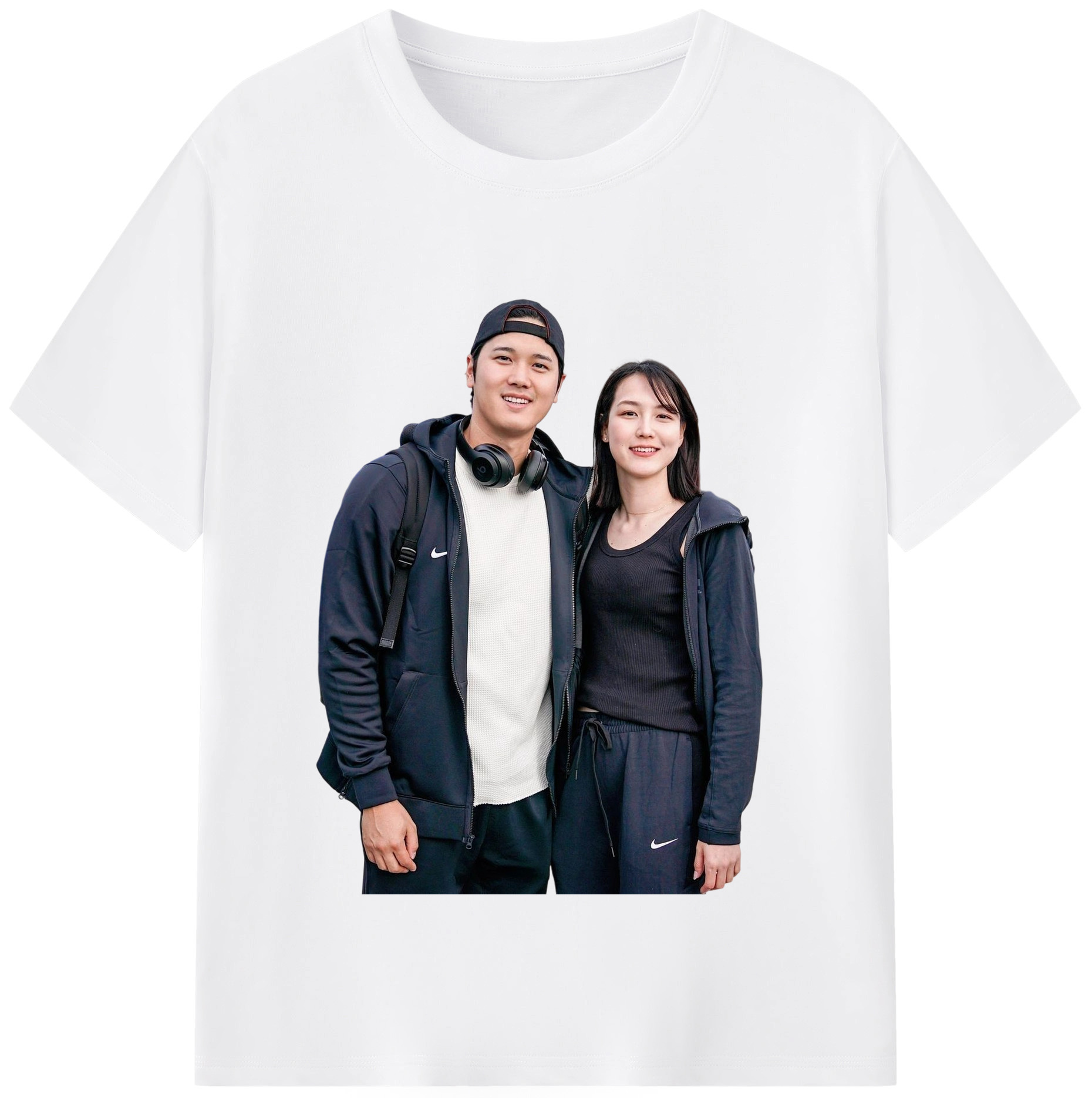  Combed Cotton T-Shirt 180g With Front Heat Transfer Print – Soft, Lightweight, Fitted Design – Stylish Casual Wear For Sports & Everyday Use