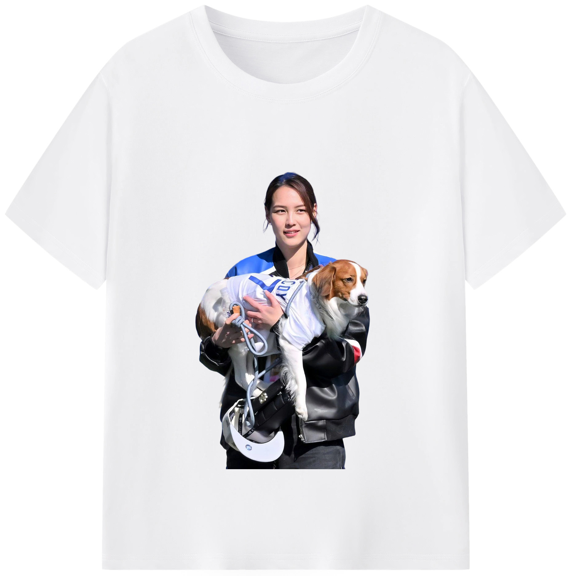  Combed Cotton T-Shirt 180g With Front Heat Transfer Print – Soft, Lightweight, Fitted Design – Stylish Casual Wear For Sports & Everyday Use