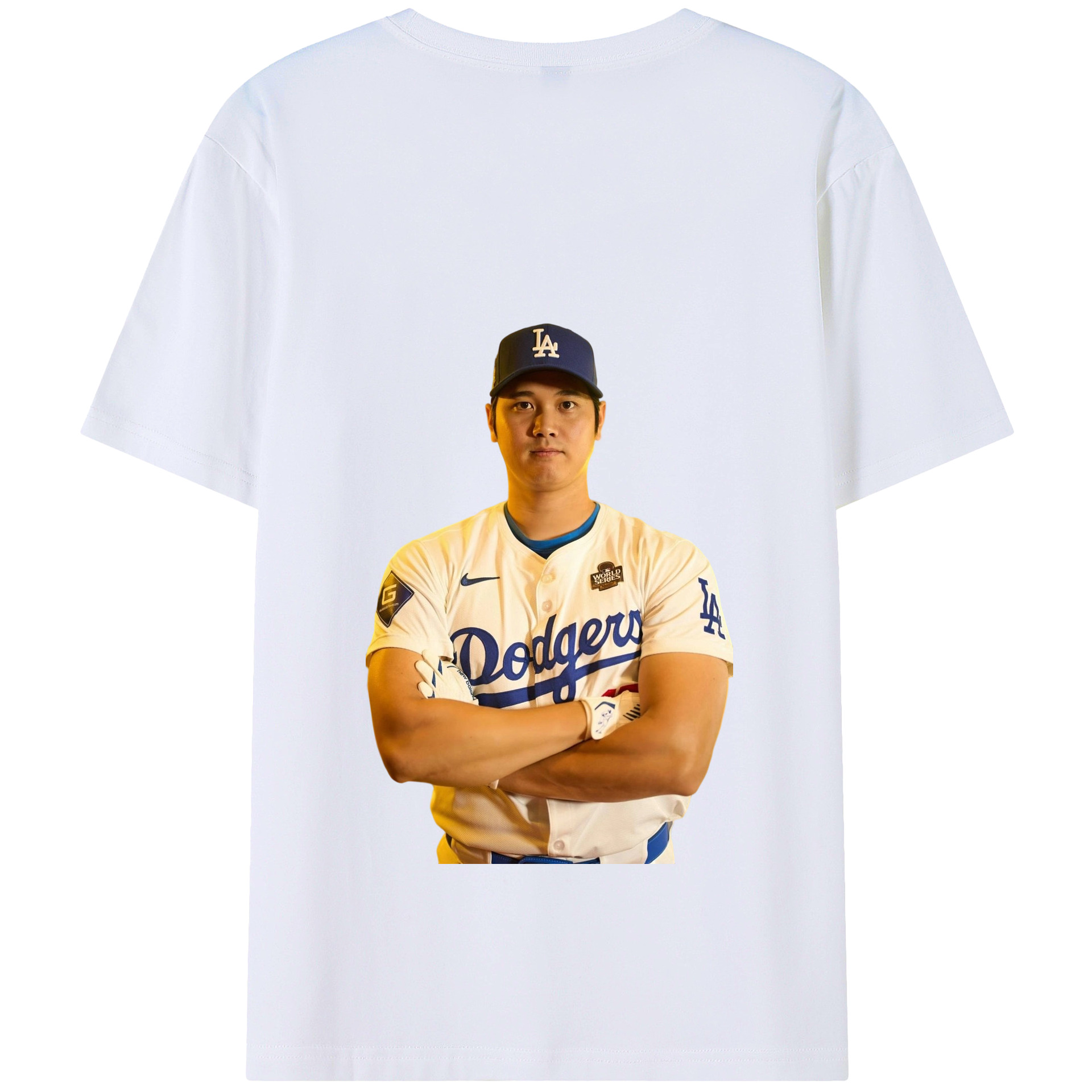  180g Combed Cotton T-Shirt With Back Heat Transfer Print – Soft, Lightweight, Fitted Design – Stylish Casual Wear For Sports & Everyday Use