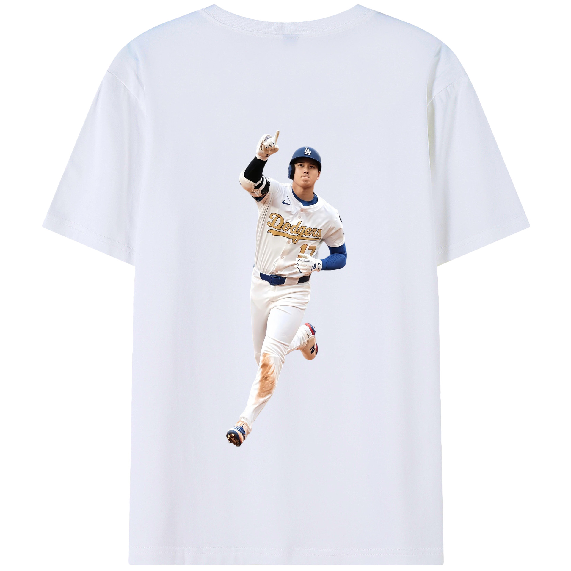  180g Combed Cotton T-Shirt With Back Heat Transfer Print – Soft, Lightweight, Fitted Design – Stylish Casual Wear For Sports & Everyday Use