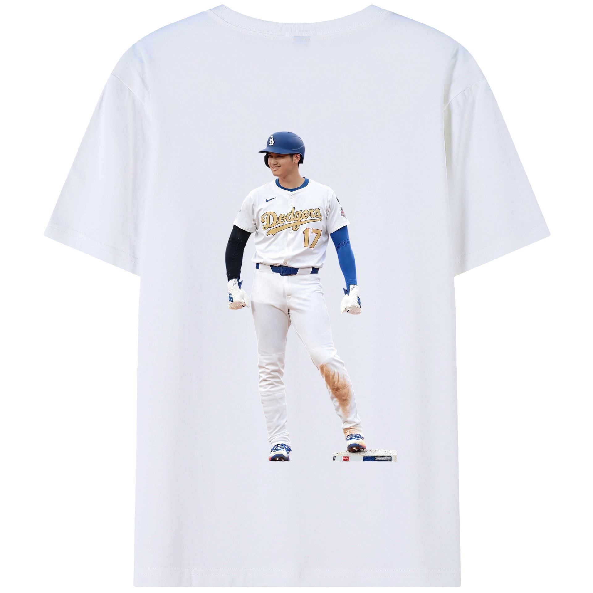  180g Combed Cotton T-Shirt With Back Heat Transfer Print – Soft, Lightweight, Fitted Design – Stylish Casual Wear For Sports & Everyday Use