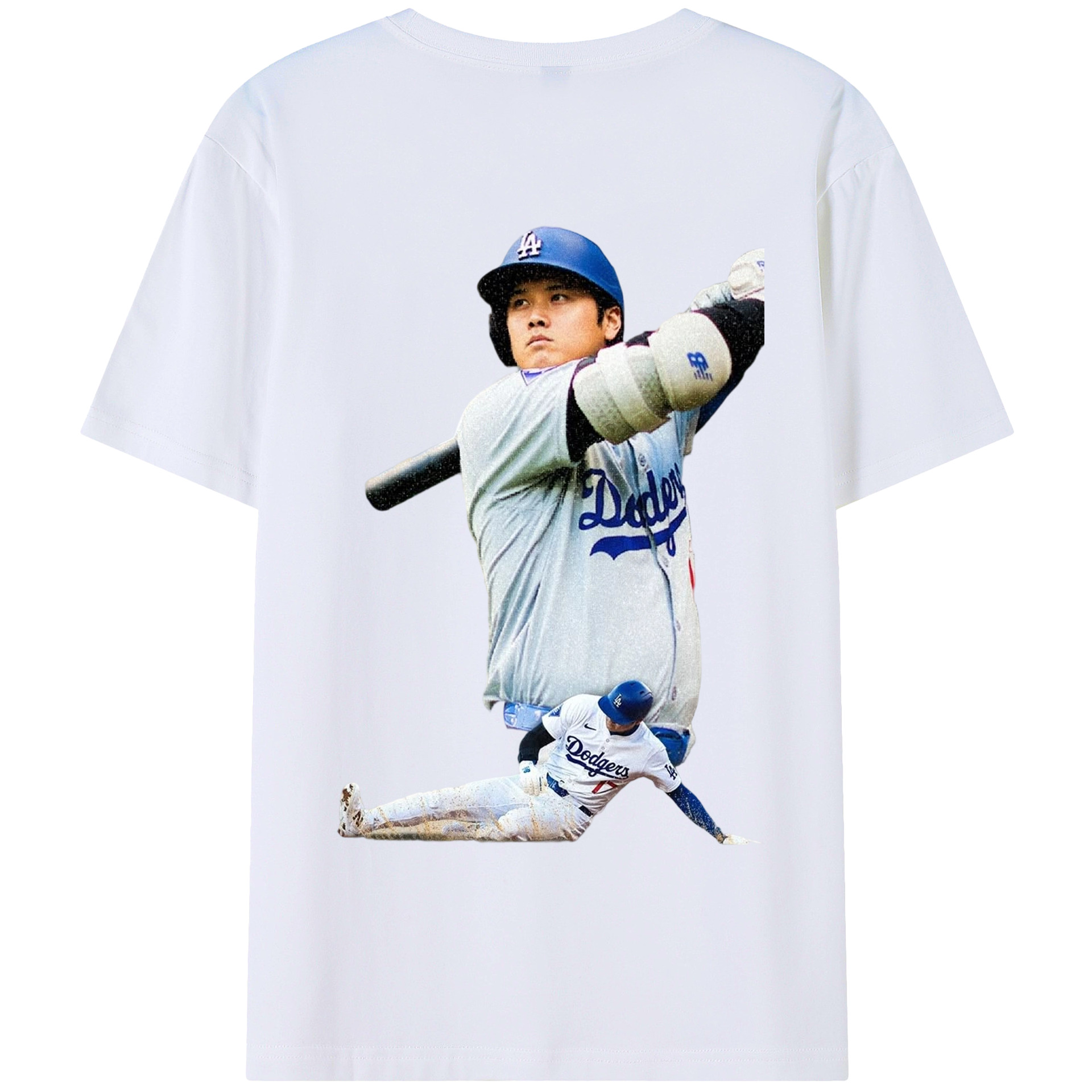  180g Combed Cotton T-Shirt With Back Heat Transfer Print – Soft, Lightweight, Fitted Design – Stylish Casual Wear For Sports & Everyday Use