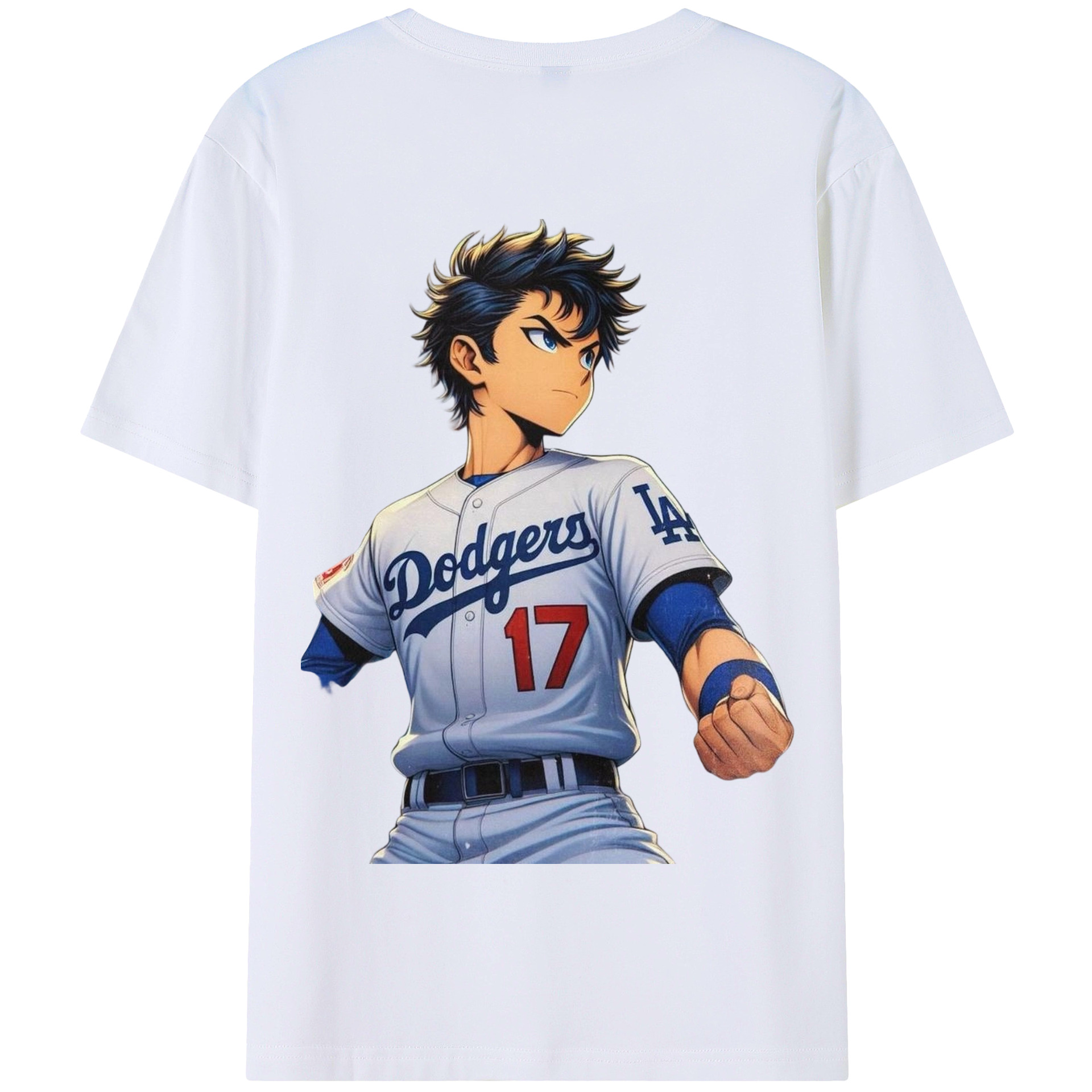  180g Combed Cotton T-Shirt With Back Heat Transfer Print – Soft, Lightweight, Fitted Design – Stylish Casual Wear For Sports & Everyday Use