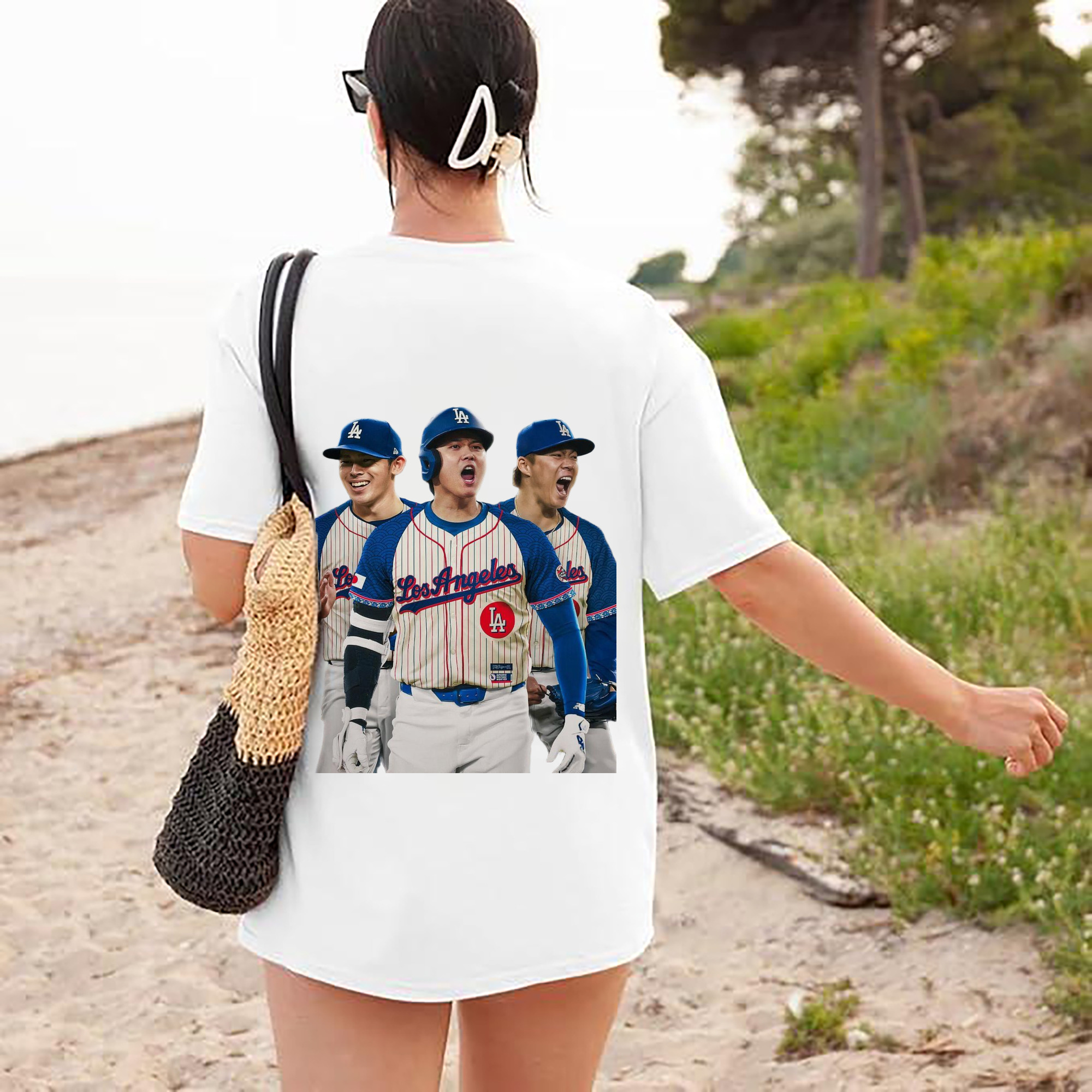  180g Combed Cotton T-Shirt With Back Heat Transfer Print – Soft, Lightweight, Fitted Design – Stylish Casual Wear For Sports & Everyday Use