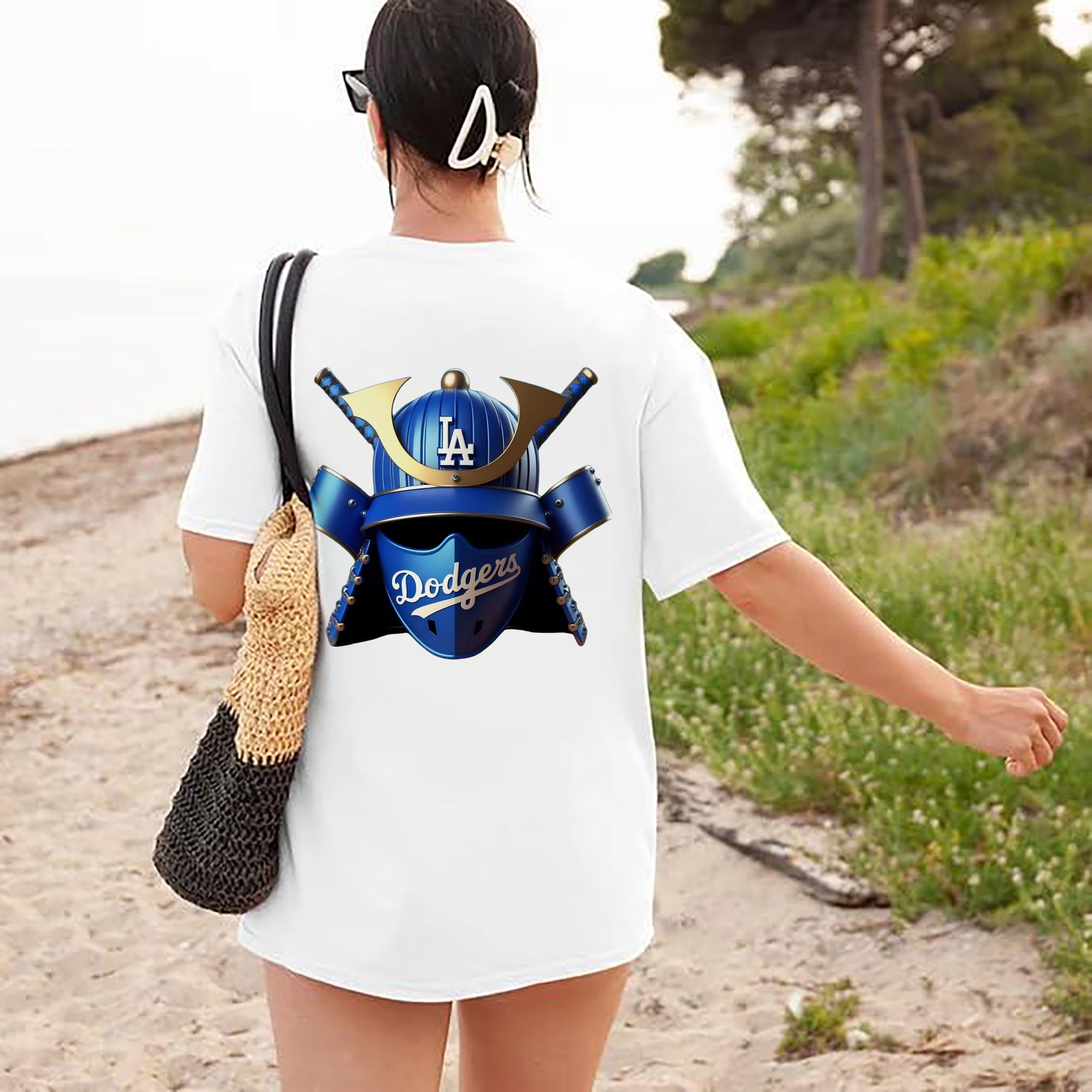  180g Combed Cotton T-Shirt With Back Heat Transfer Print – Soft, Lightweight, Fitted Design – Stylish Casual Wear For Sports & Everyday Use