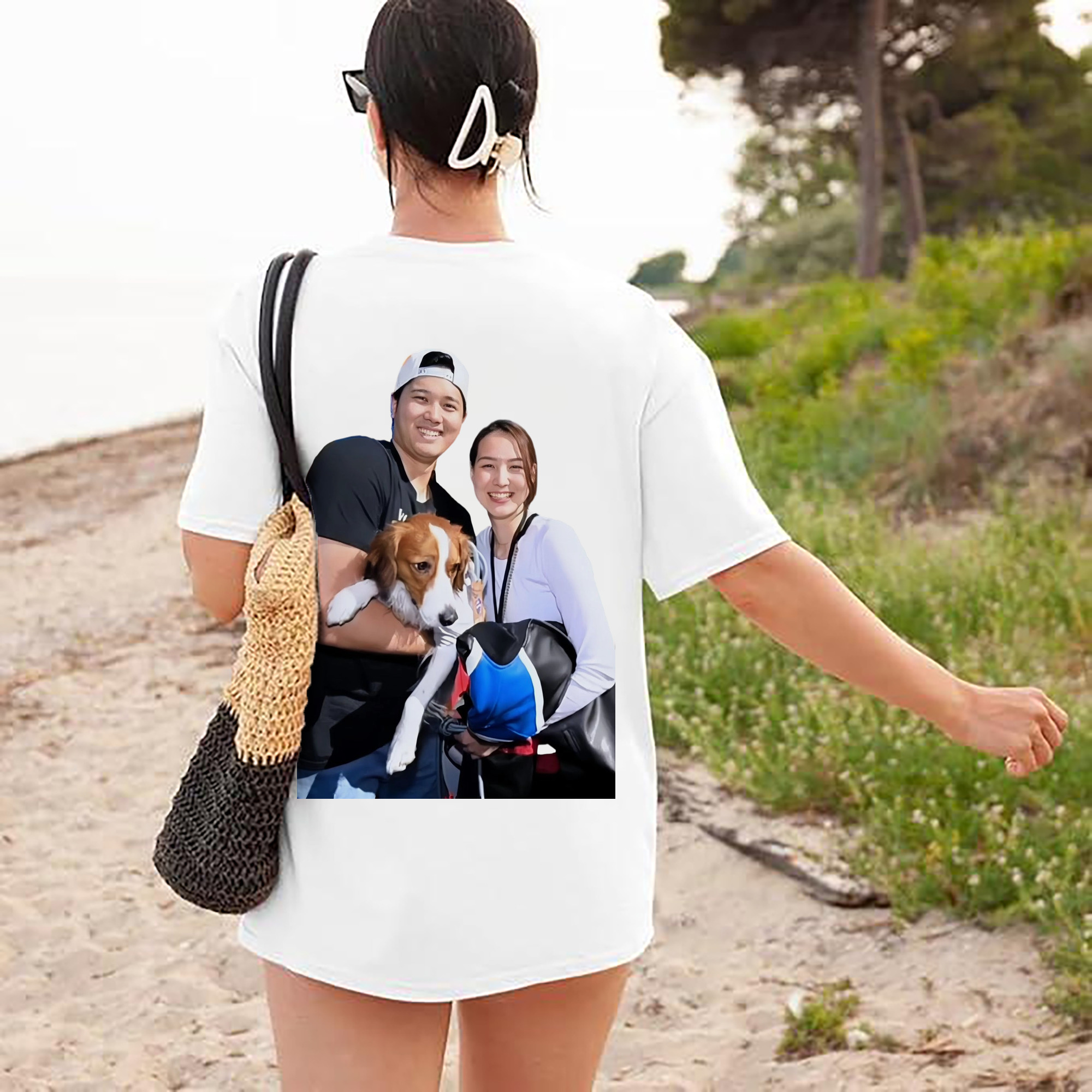  180g Combed Cotton T-Shirt With Back Heat Transfer Print – Soft, Lightweight, Fitted Design – Stylish Casual Wear For Sports & Everyday Use