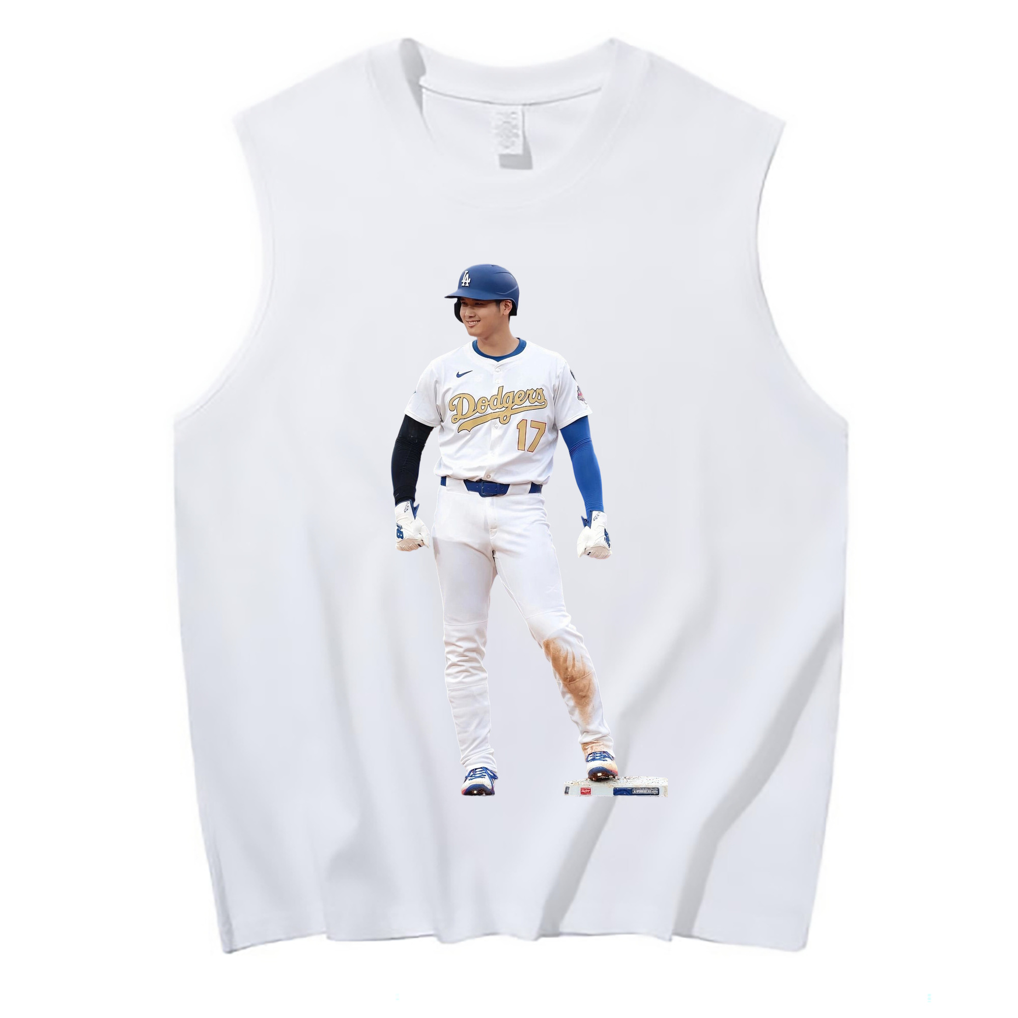  210g Combed Cotton Tank Top With Front Heat Transfer Print – Soft, Lightweight, Fitted Design – Stylish & Comfortable Casual Wear For Sports & Everyday Use