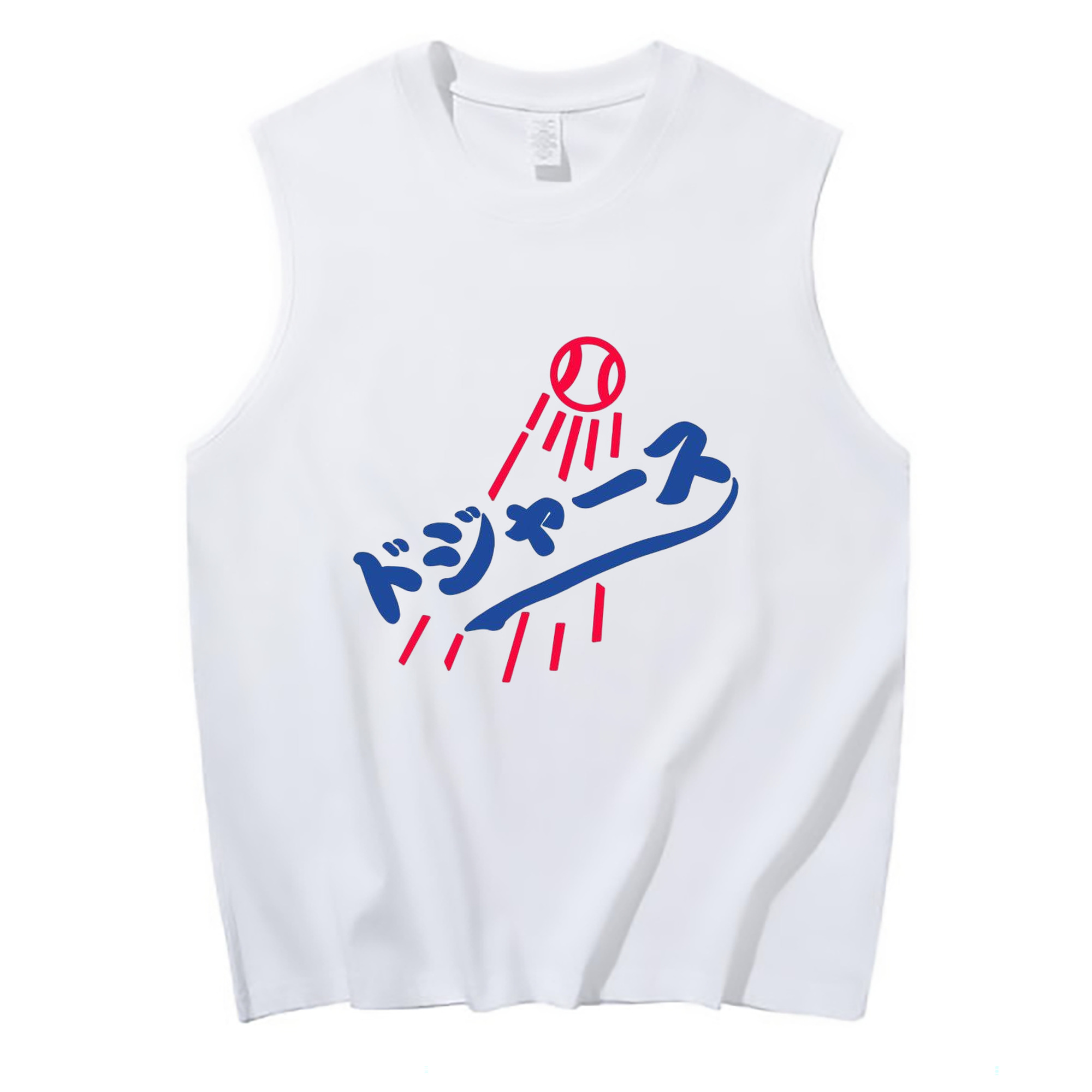  210g Combed Cotton Tank Top With Front Heat Transfer Print – Soft, Lightweight, Fitted Design – Stylish & Comfortable Casual Wear For Sports & Everyday Use