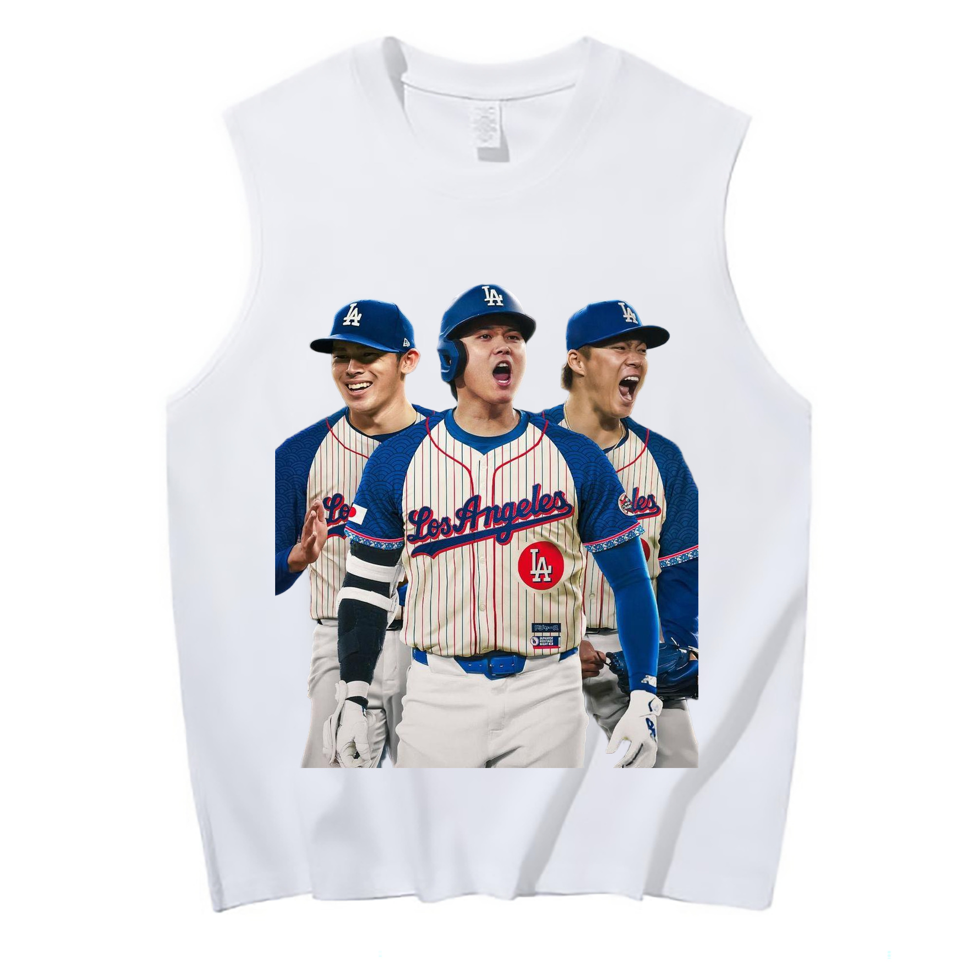  210g Combed Cotton Tank Top With Front Heat Transfer Print – Soft, Lightweight, Fitted Design – Stylish & Comfortable Casual Wear For Sports & Everyday Use