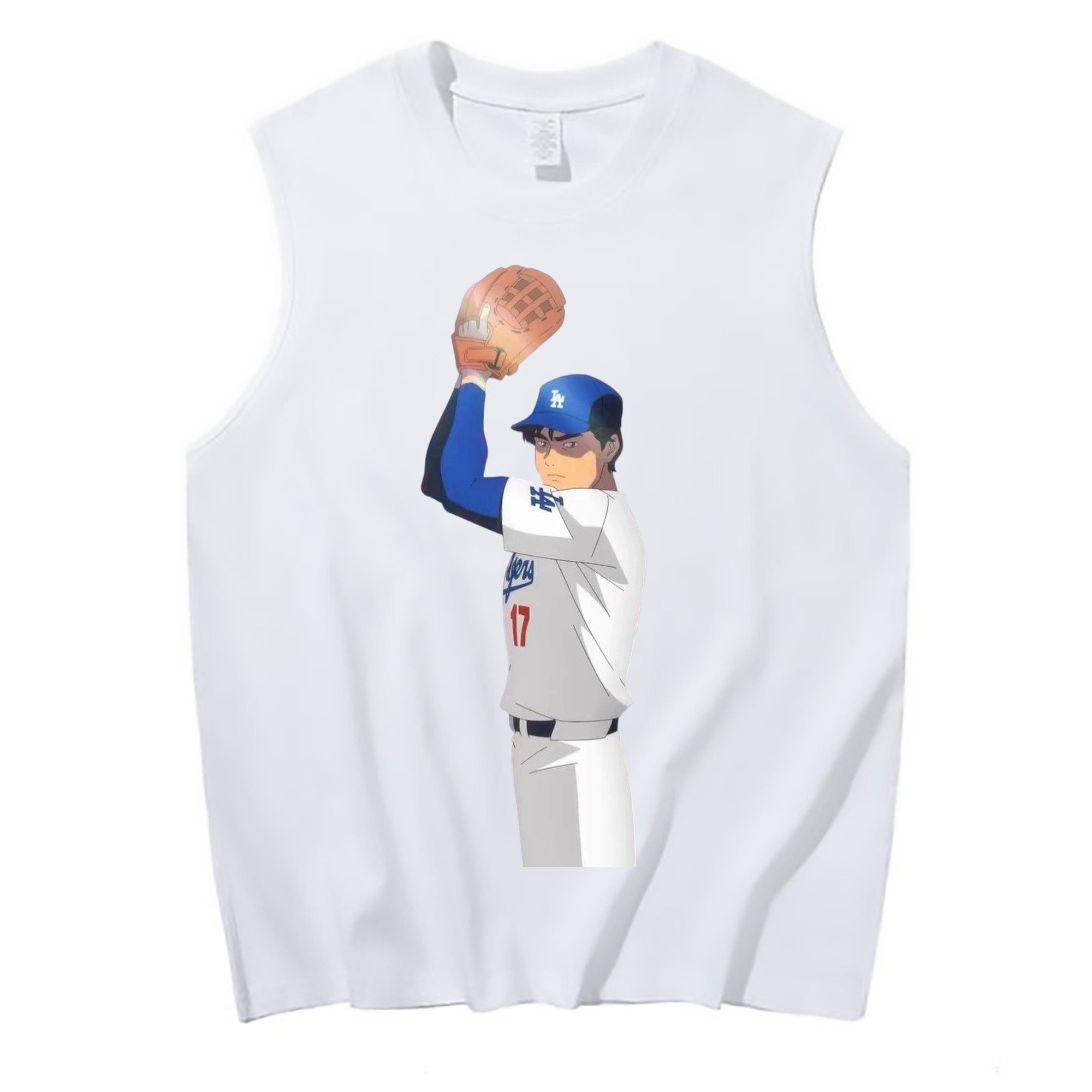  210g Combed Cotton Tank Top With Front Heat Transfer Print – Soft, Lightweight, Fitted Design – Stylish & Comfortable Casual Wear For Sports & Everyday Use