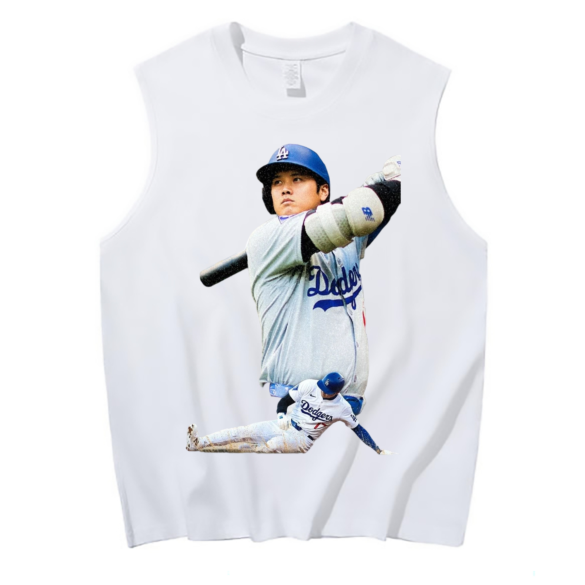  210g Combed Cotton Tank Top With Front Heat Transfer Print – Soft, Lightweight, Fitted Design – Stylish & Comfortable Casual Wear For Sports & Everyday Use