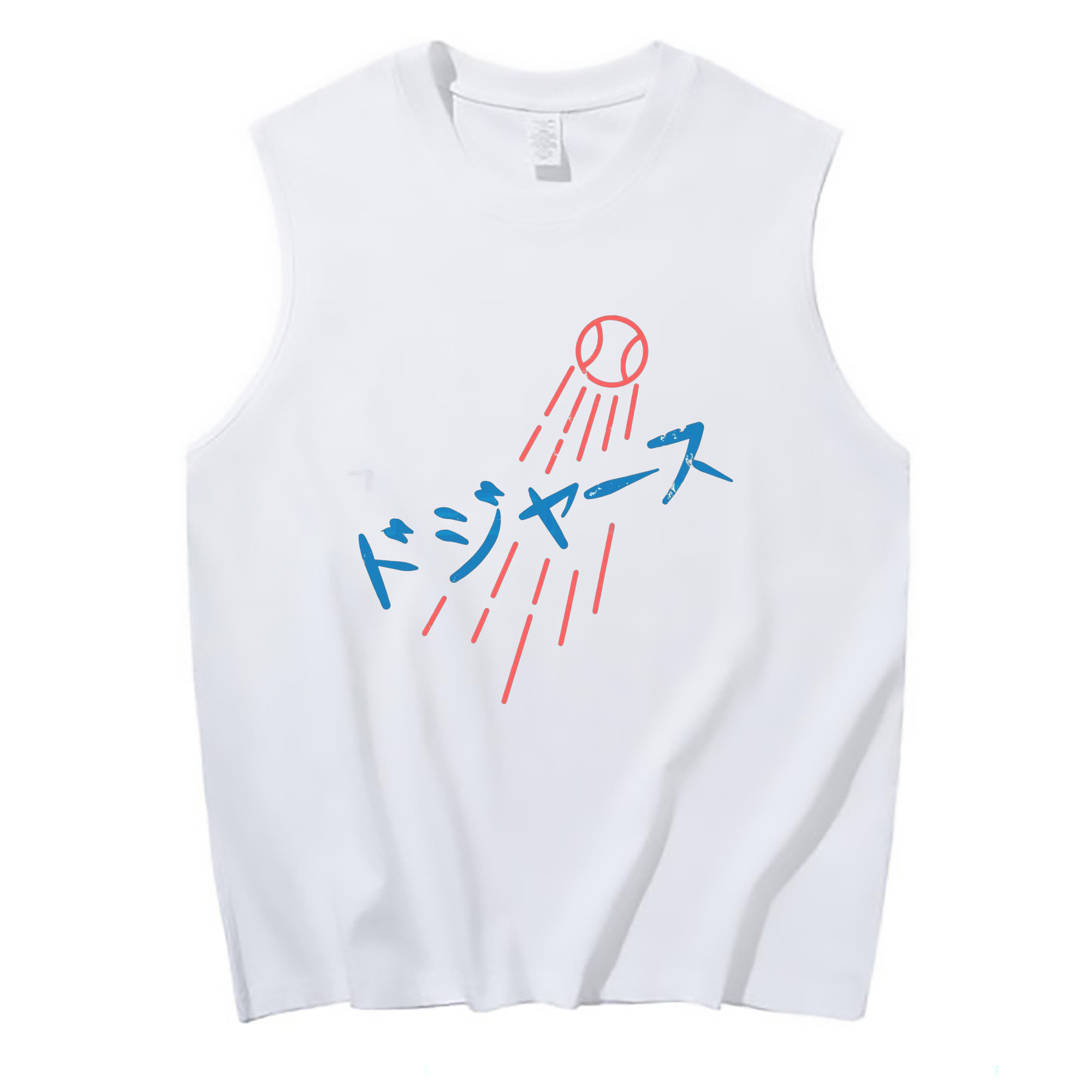  210g Combed Cotton Tank Top With Front Heat Transfer Print – Soft, Lightweight, Fitted Design – Stylish & Comfortable Casual Wear For Sports & Everyday Use