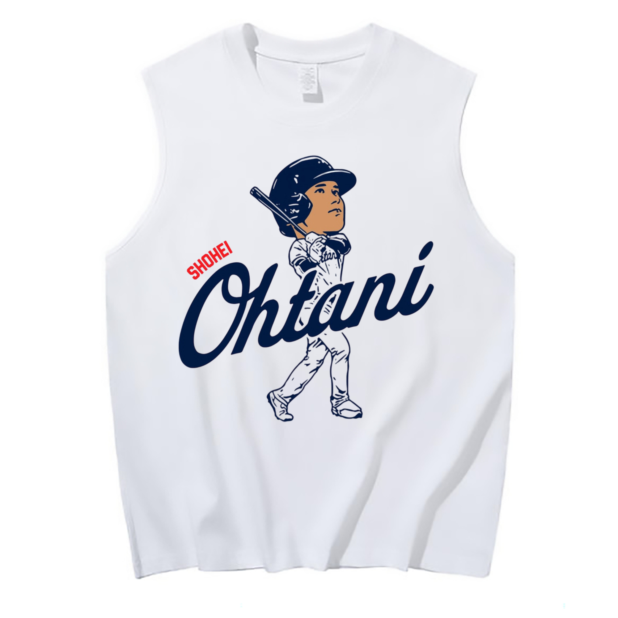  210g Combed Cotton Tank Top With Front Heat Transfer Print – Soft, Lightweight, Fitted Design – Stylish & Comfortable Casual Wear For Sports & Everyday Use