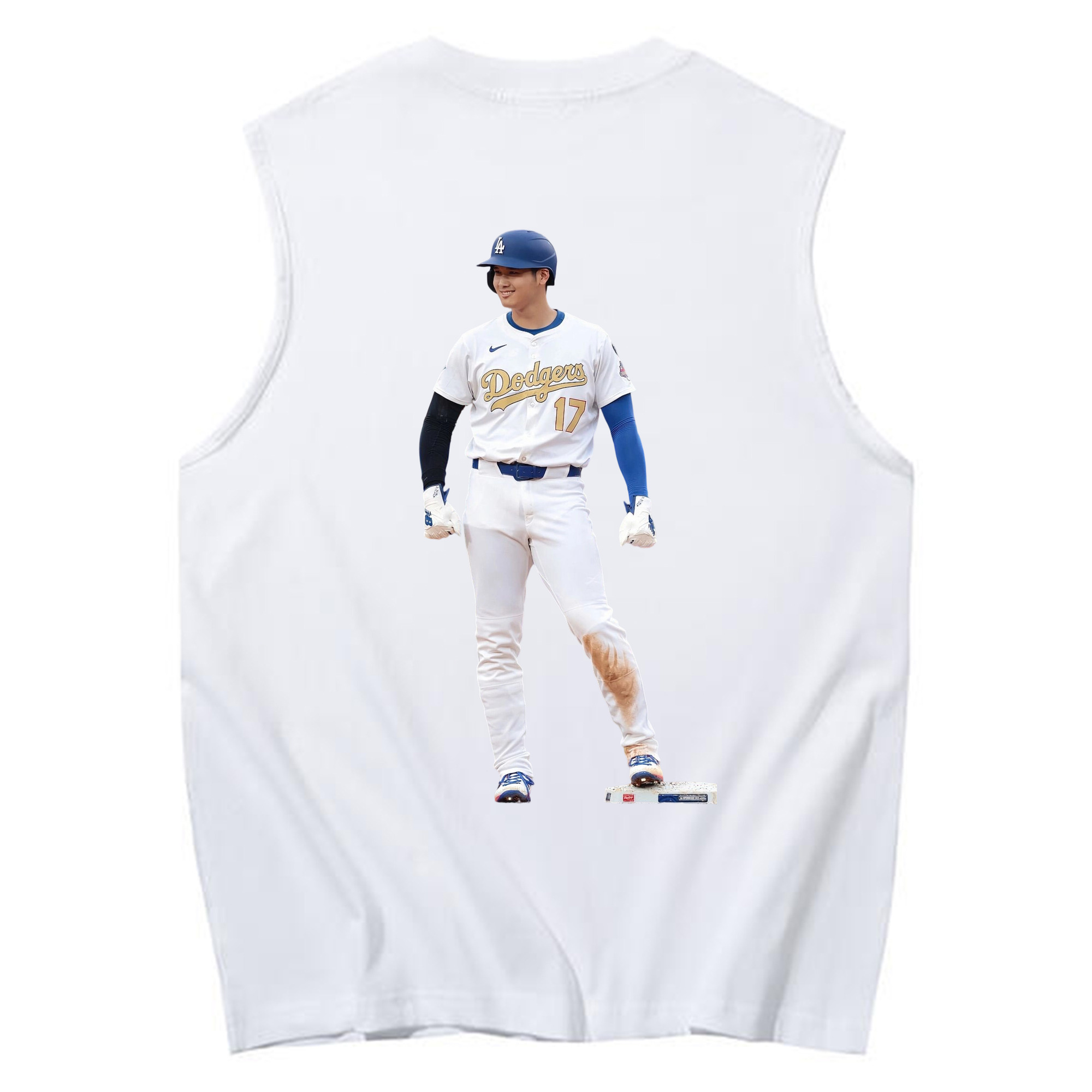  230g Pure Cotton Tank Top With Back Heat Transfer Print – Soft, Lightweight, Fitted Design – Stylish & Comfortable Casual Wear For Sports & Everyday Use