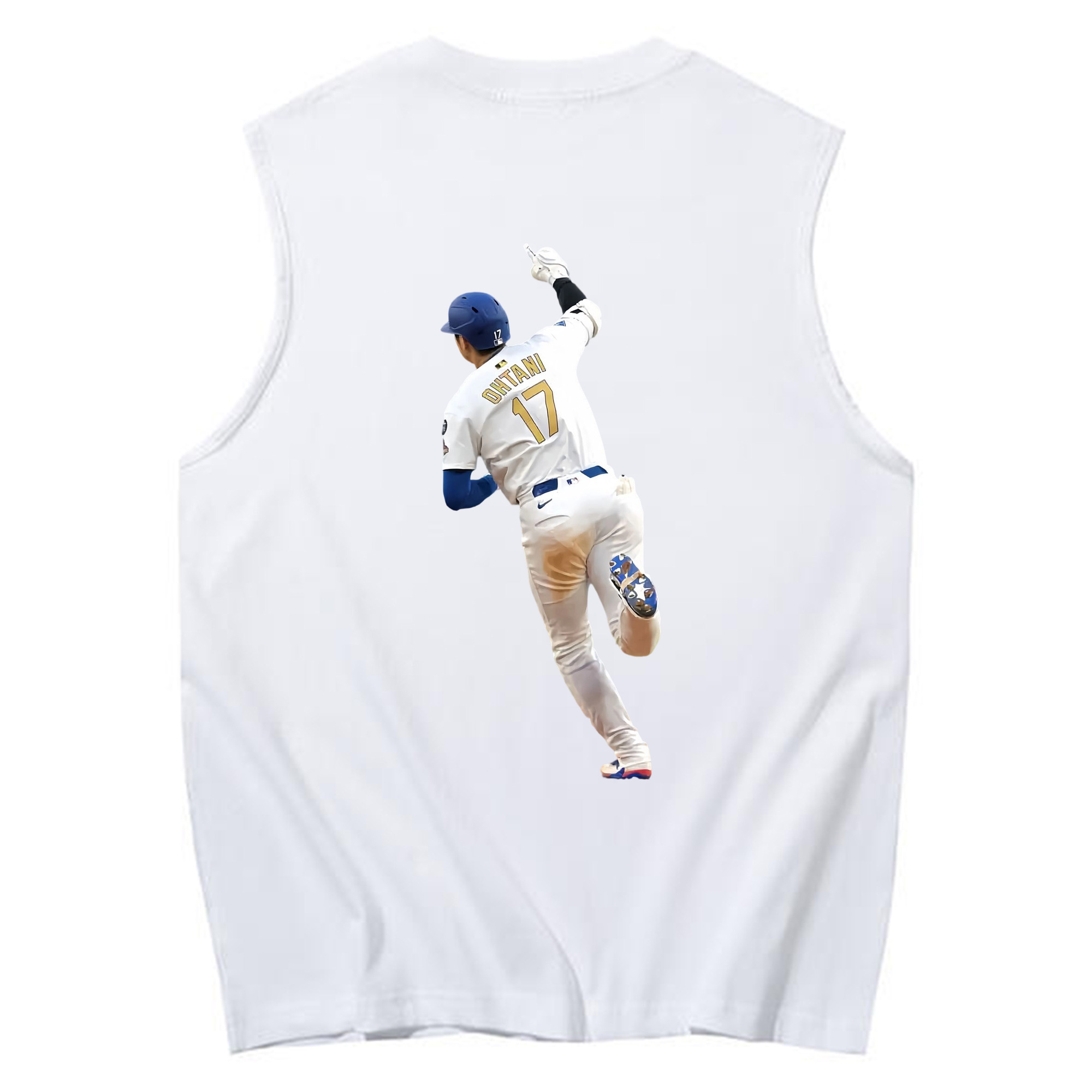  230g Pure Cotton Tank Top With Back Heat Transfer Print – Soft, Lightweight, Fitted Design – Stylish & Comfortable Casual Wear For Sports & Everyday Use